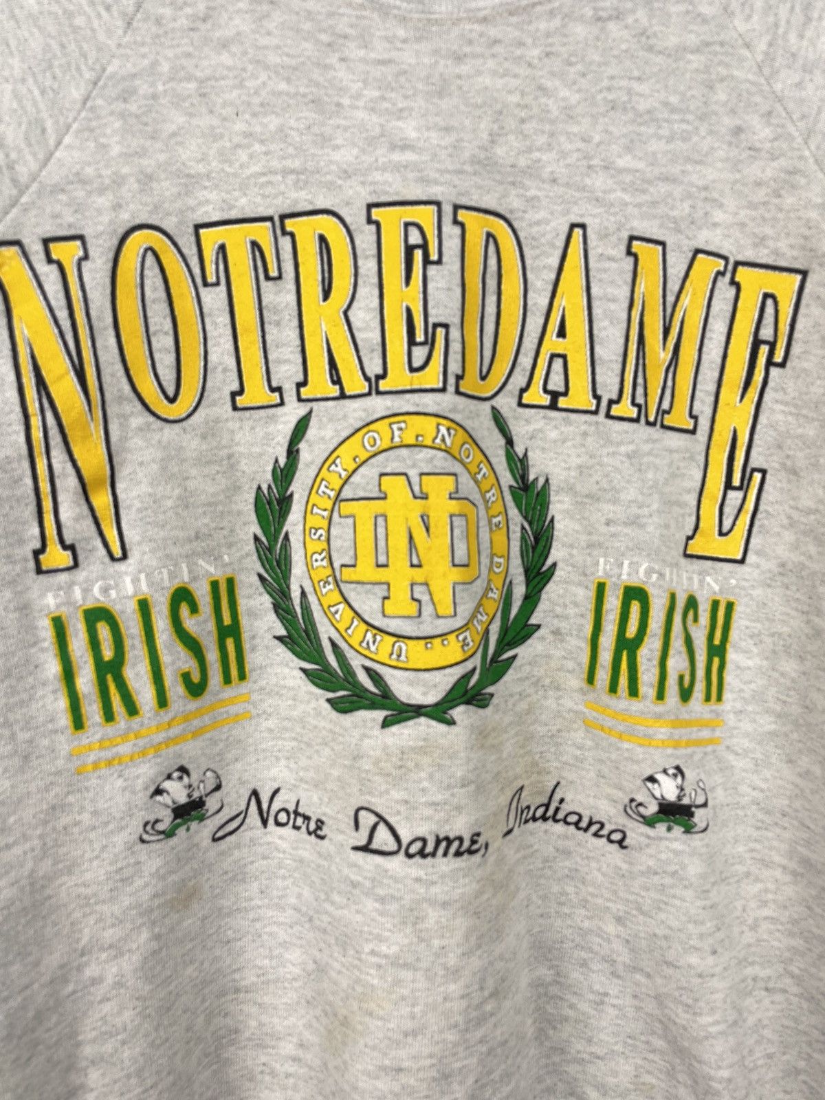 Vintage Vintage 80s Notre Dame University sweatshirt Size US L / EU 52-54 / 3 - 4 Thumbnail
