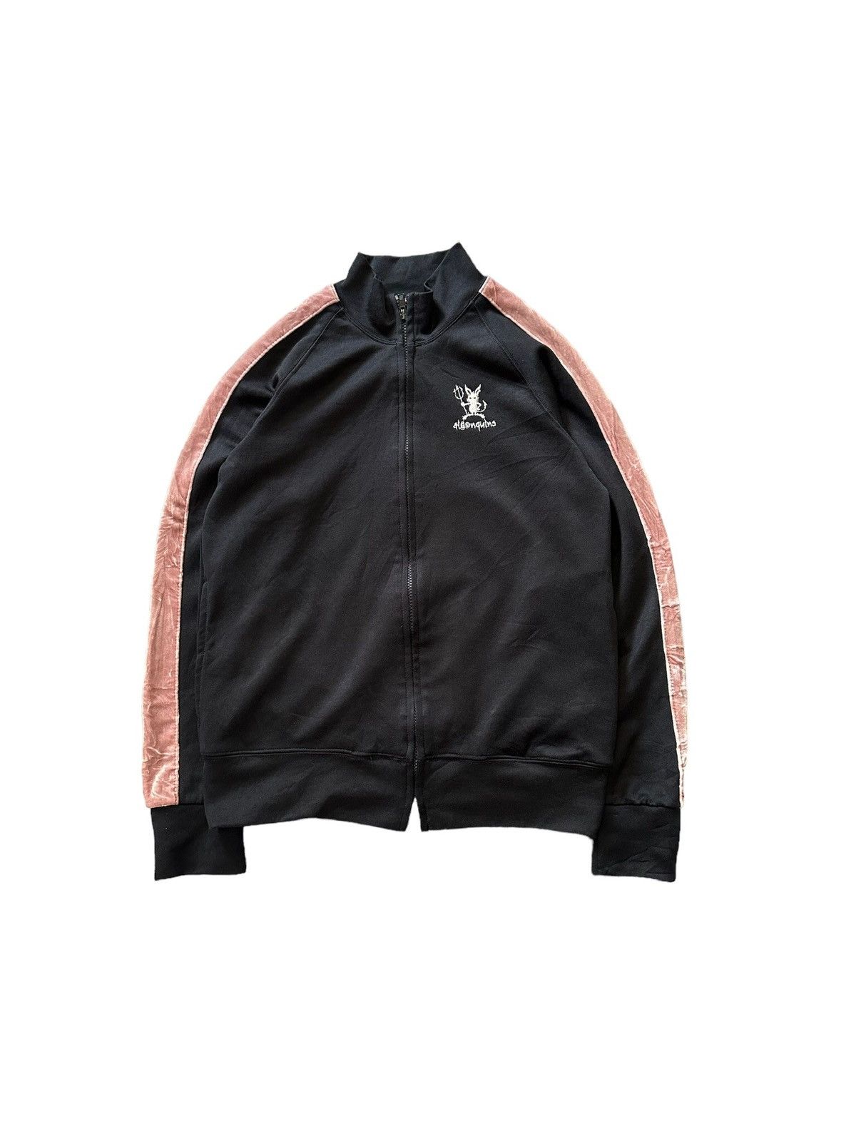 2000s - Algonquins velour zipper jacket