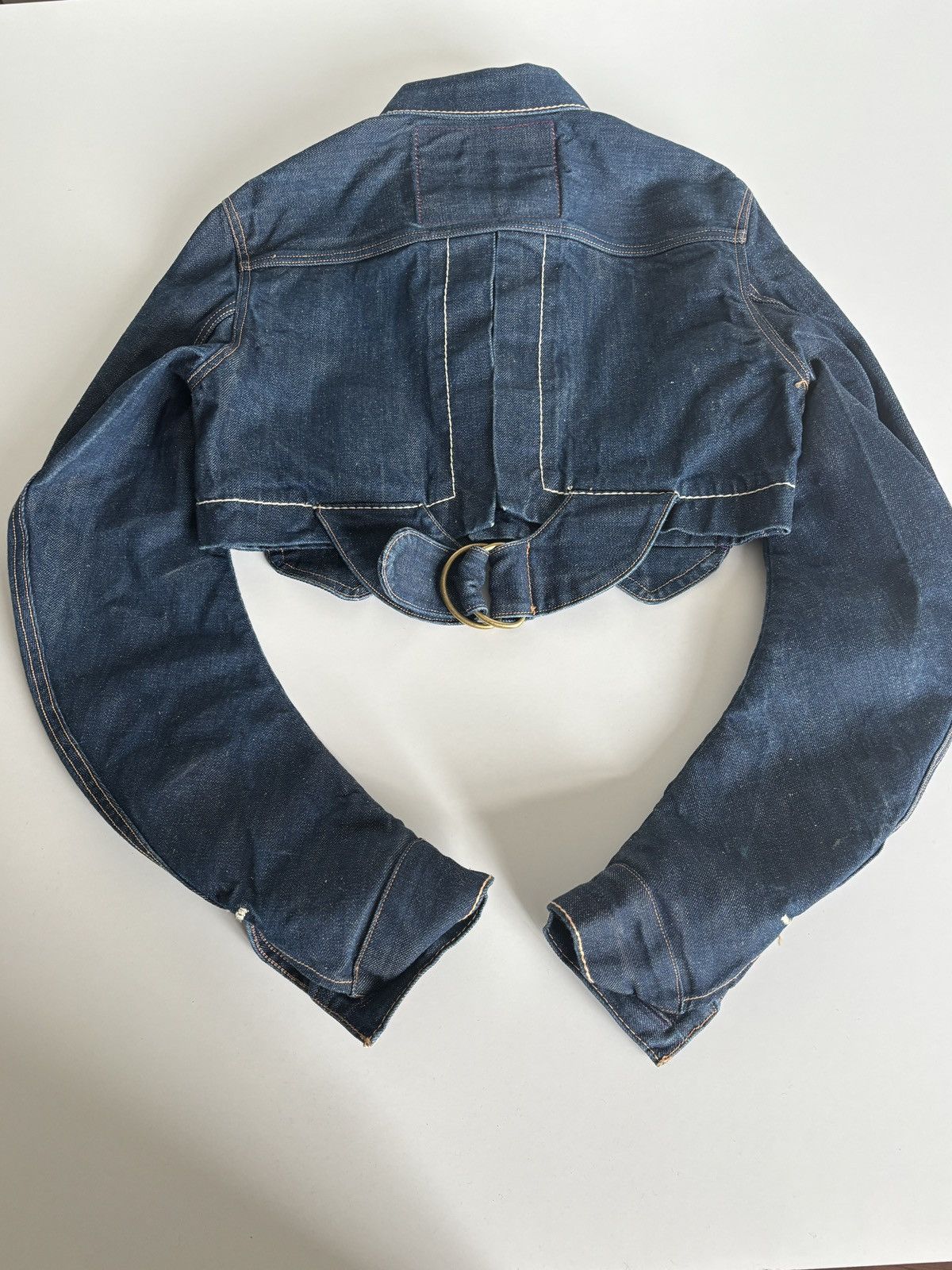 Levi's Vintage Clothing Levi’s Red Archive Rare Cropped Denim Jacket Selvedge Size US S / EU 44-46 / 1 - 3 Thumbnail