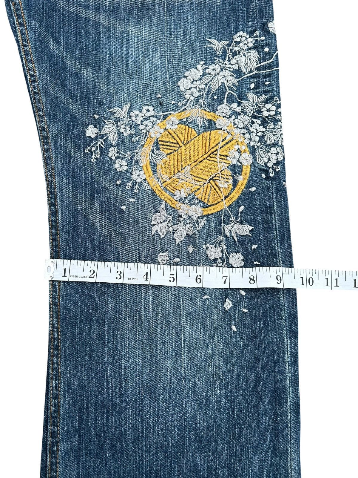Kapital Karakuri Tamashii Japanese Inspired Distressed Denim Jeans Size US 32 / EU 48 - 18 Thumbnail