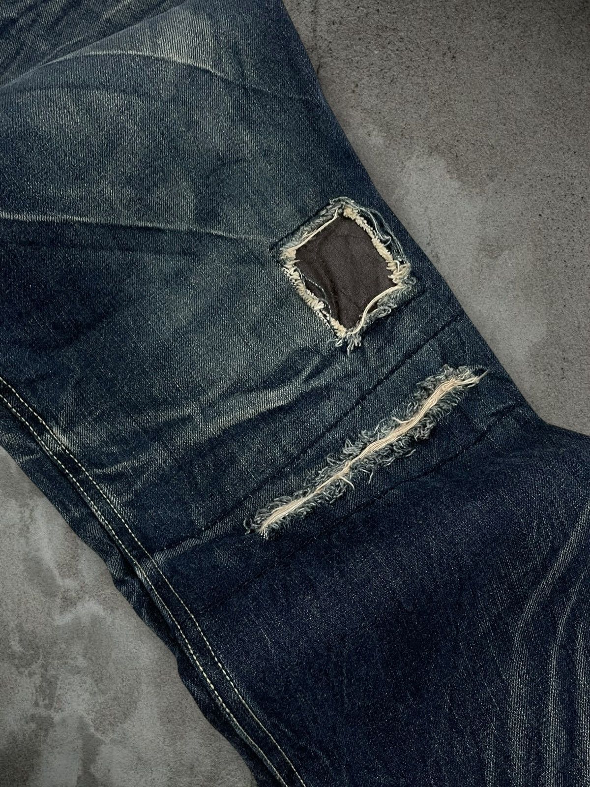 Japanese Brand Vintage Authentic Designer Japan Rapanui Distressed Denim Size US 29 - 8 Thumbnail