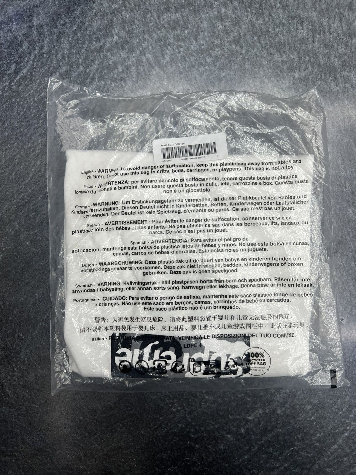 Supreme Supreme Miami Box Logo T-Shirt Size US L / EU 52-54 / 3 - 8 Thumbnail