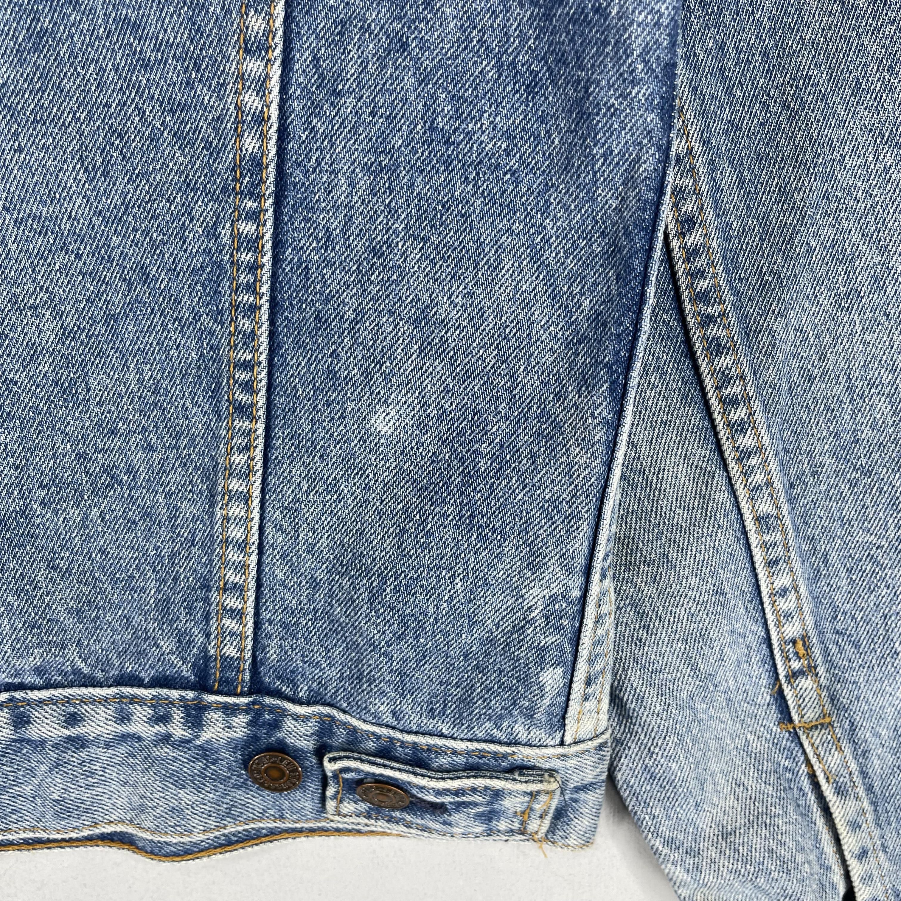 Levi's × Vintage Vintage 90's LEVI'S Strauss Usa Denim Trucker Jacket Size US S / EU 44-46 / 1 - 12 Thumbnail