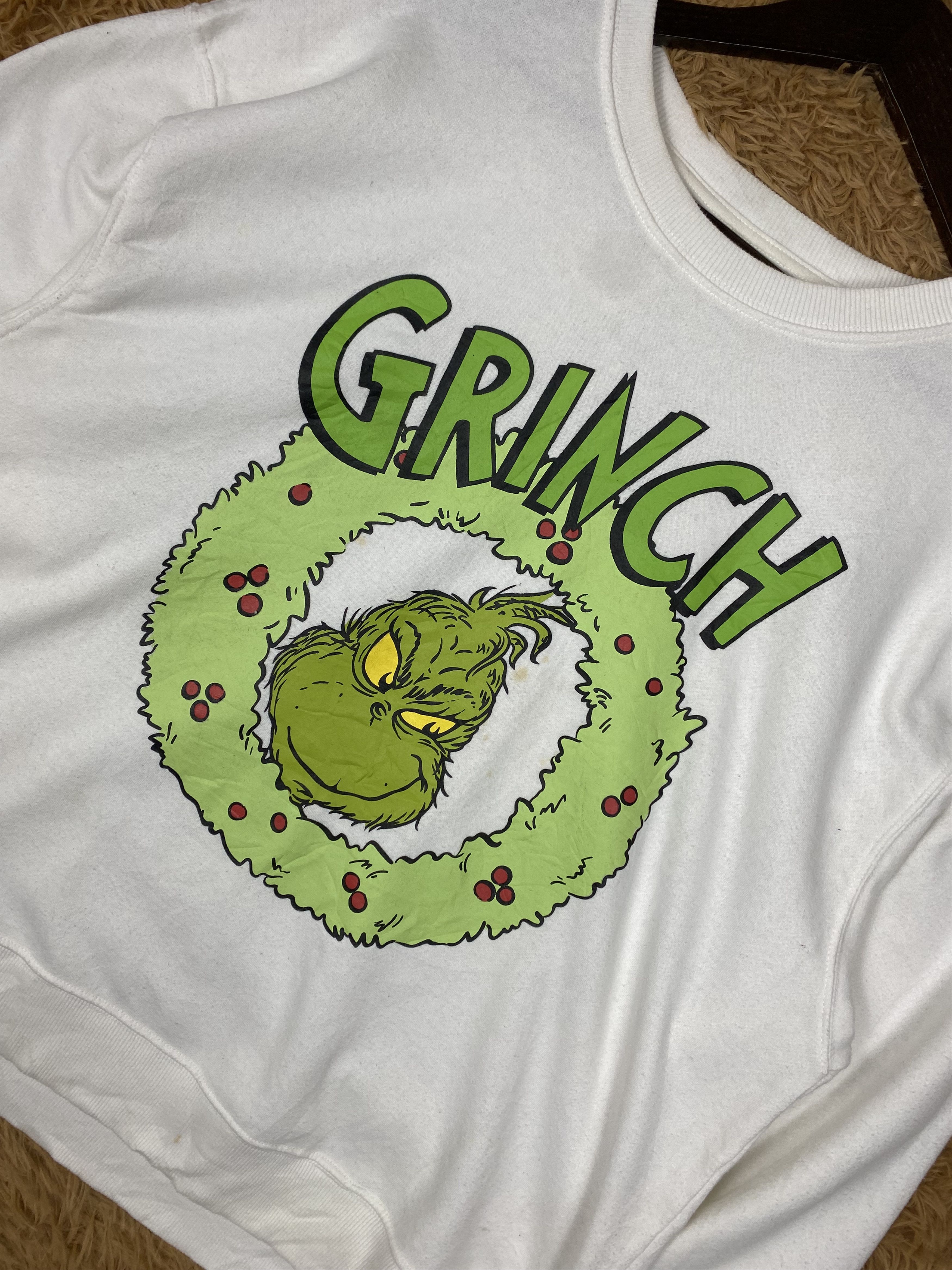 Cartoon Network Vintage The Grinch Dr. Seuss Sweatshirts PS0342 Size US L / EU 52-54 / 3 - 2 Thumbnail