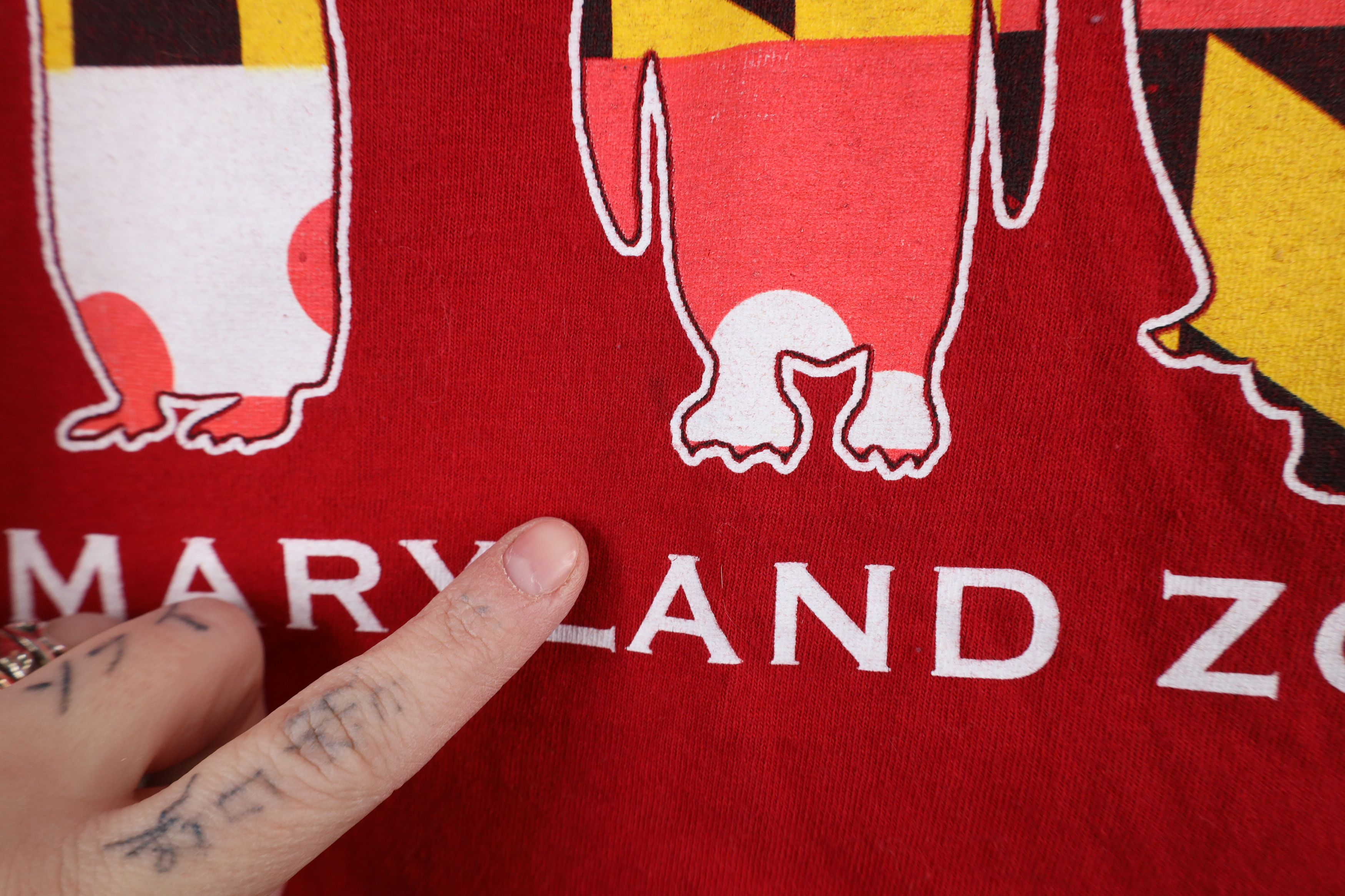Vintage Vintage 90s Y2K Maryland Zoo Penguins Short Sleeve T-Shirt Size US L / EU 52-54 / 3 - 6 Thumbnail