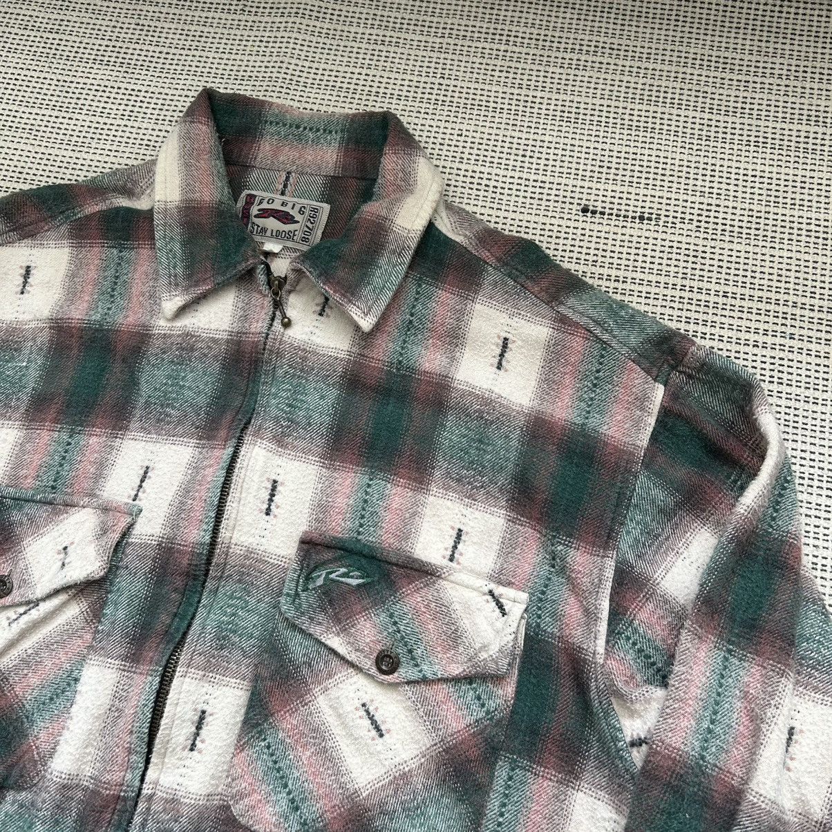 Rusty Vintage Rusty Surf Zip Up Flannel sz L Size US L / EU 52-54 / 3 - 3 Thumbnail
