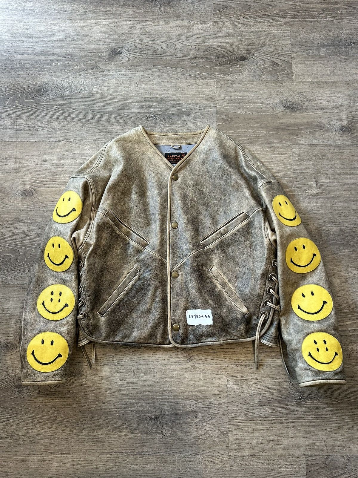 Kapital × Kapital Kountry Kapital Smiley rider leather jacket Size US L / EU 52-54 / 3 - 1 Thumbnail