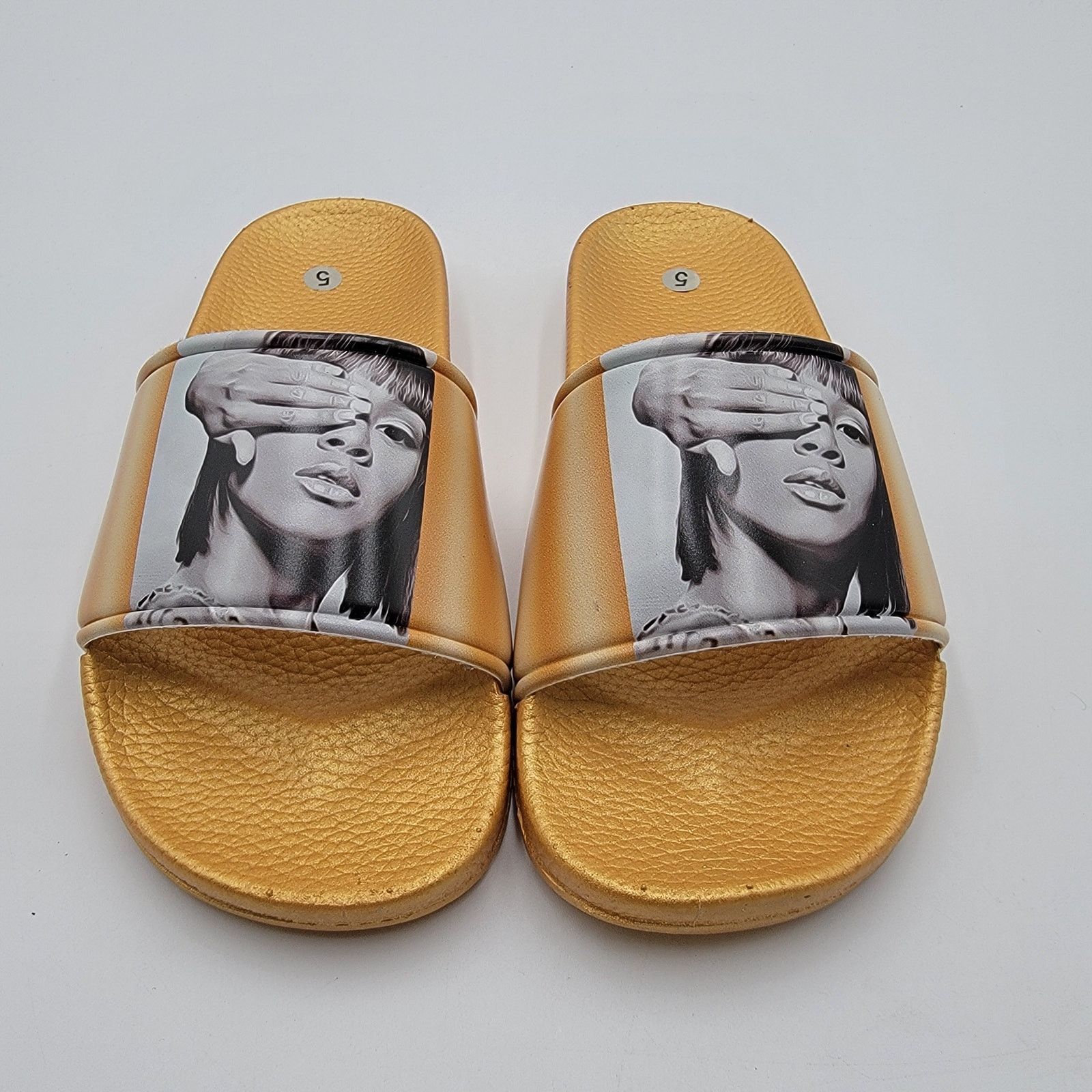 Cross Colours Lisa "Left Eye" Lopes Legacy Slides Cross Colours Sz 5 Women Size US 5 / IT 35 - 1 Thumbnail