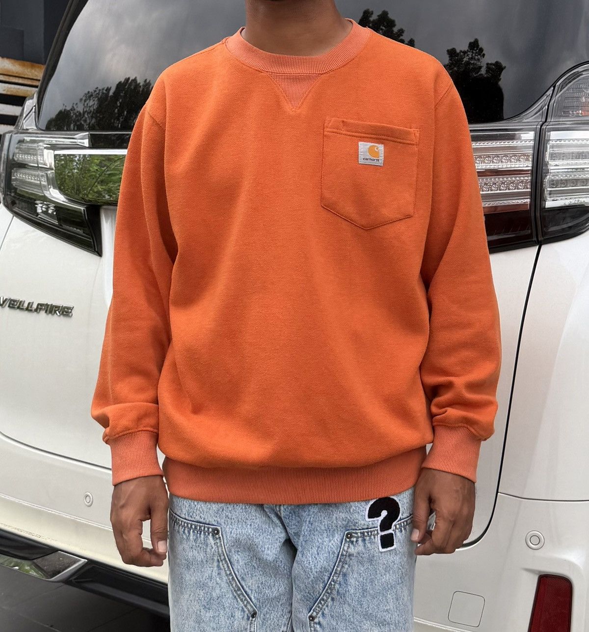 Carhartt Carhartt Orange Pocket Sweatshirt XL Size US XL / EU 56 / 4 - 3 Thumbnail
