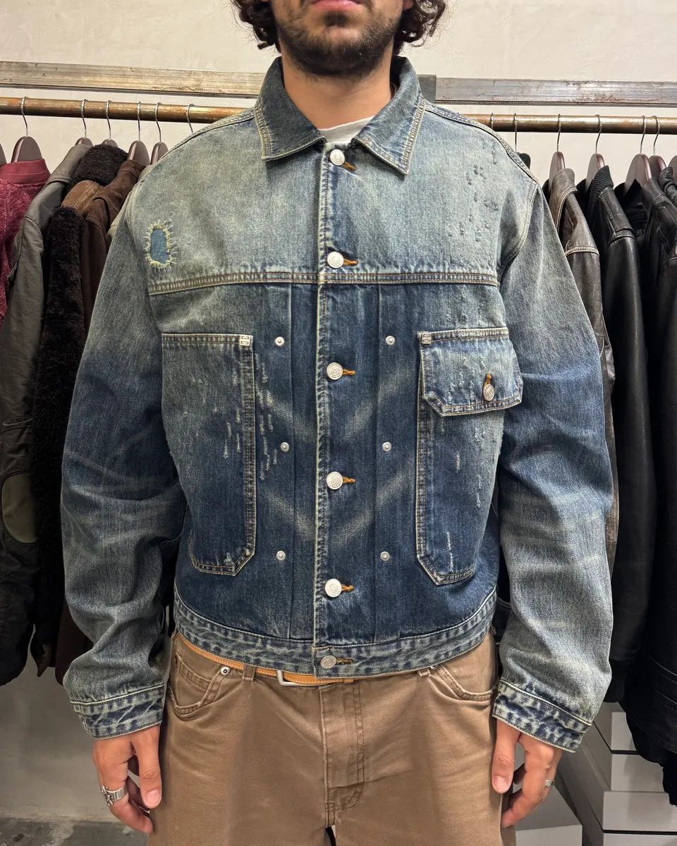 Givenchy Givenchy Reinforced Denim Jacket by Matthew Williams Size US M / EU 48-50 / 2 - 2 Thumbnail