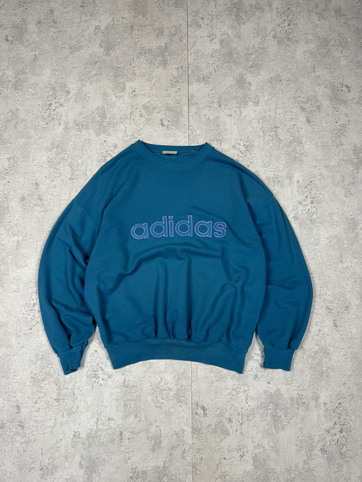 Adidas Vintage 90s RARE Men's ADIDAS Big Logo Blue Tracksuit Size L Size US L / EU 52-54 / 3 - 4 Thumbnail