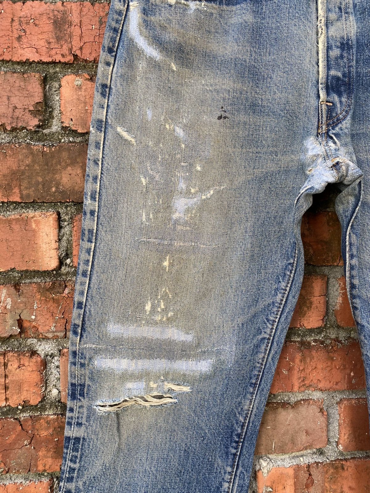 Levi's × Levi's Vintage Clothing × Vintage W33x28.5 Vintage levi's 501 redline 60s big E repaired Size US 33 - 4 Thumbnail