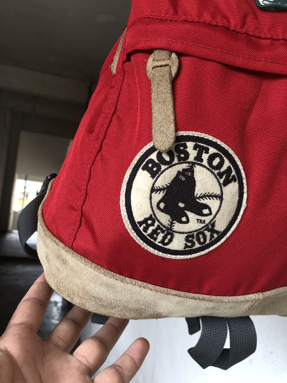 Japanese Brand Rare❗️Vintage MLB x Uniqlo Multi Patches Clup Bag Pack Size ONE SIZE - 4 Thumbnail