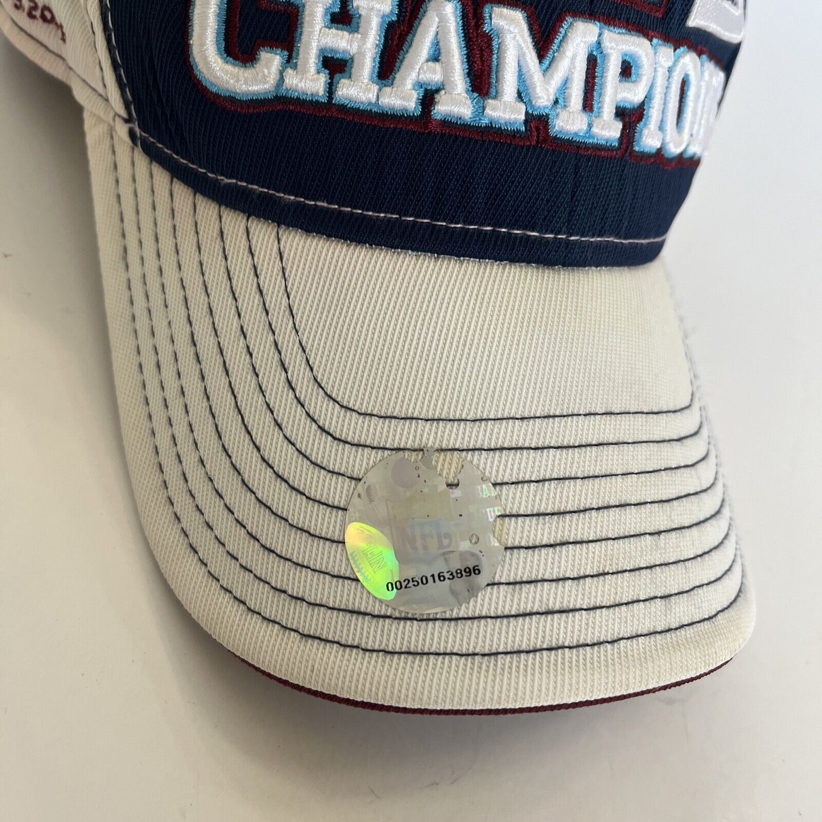 Reebok New York Giants Superbowl 42 Championship Adjustable Hat Size ONE SIZE - 5 Thumbnail