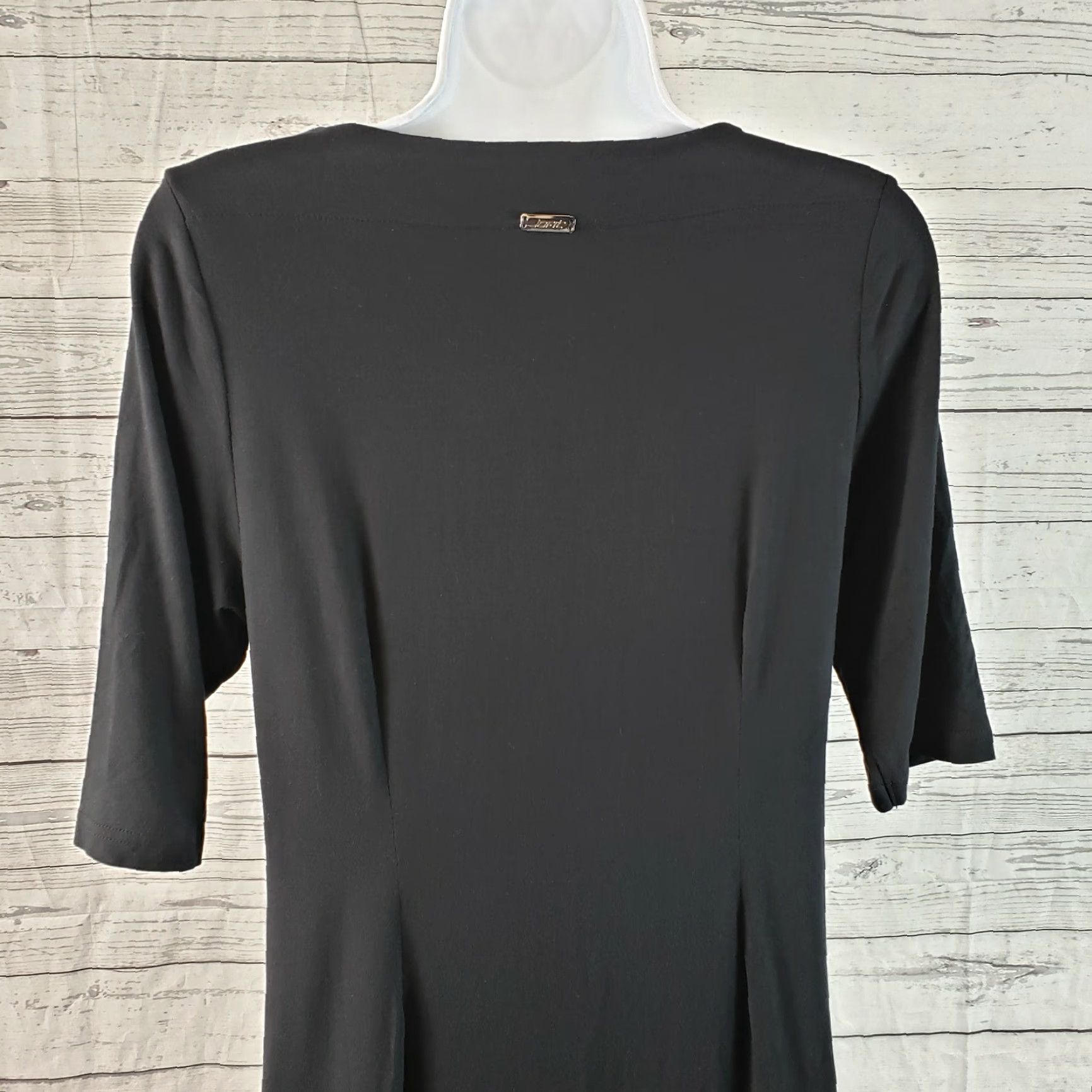 Vintage **Jofit Women's Black Solid Knee-Length Shift Dress Size Small** User: Jofit Women's Black Solid Knee-Length Shift Dress Size Small Size S / US 4 / IT 40 - 5 Thumbnail