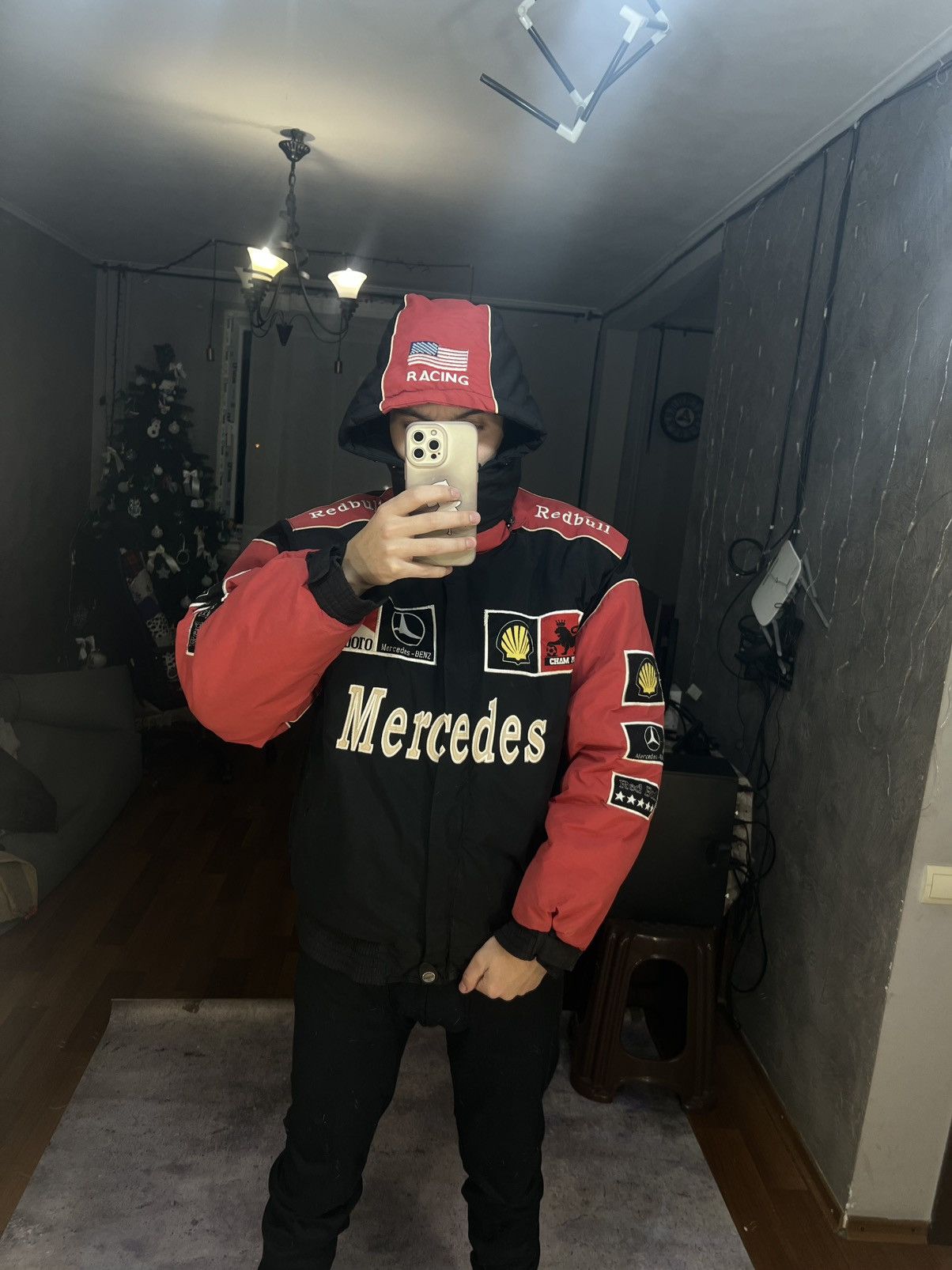 Ferrari Malboro mercedes bens red bull racing formula 1 jacket Size US M / EU 48-50 / 2 - 2 Thumbnail