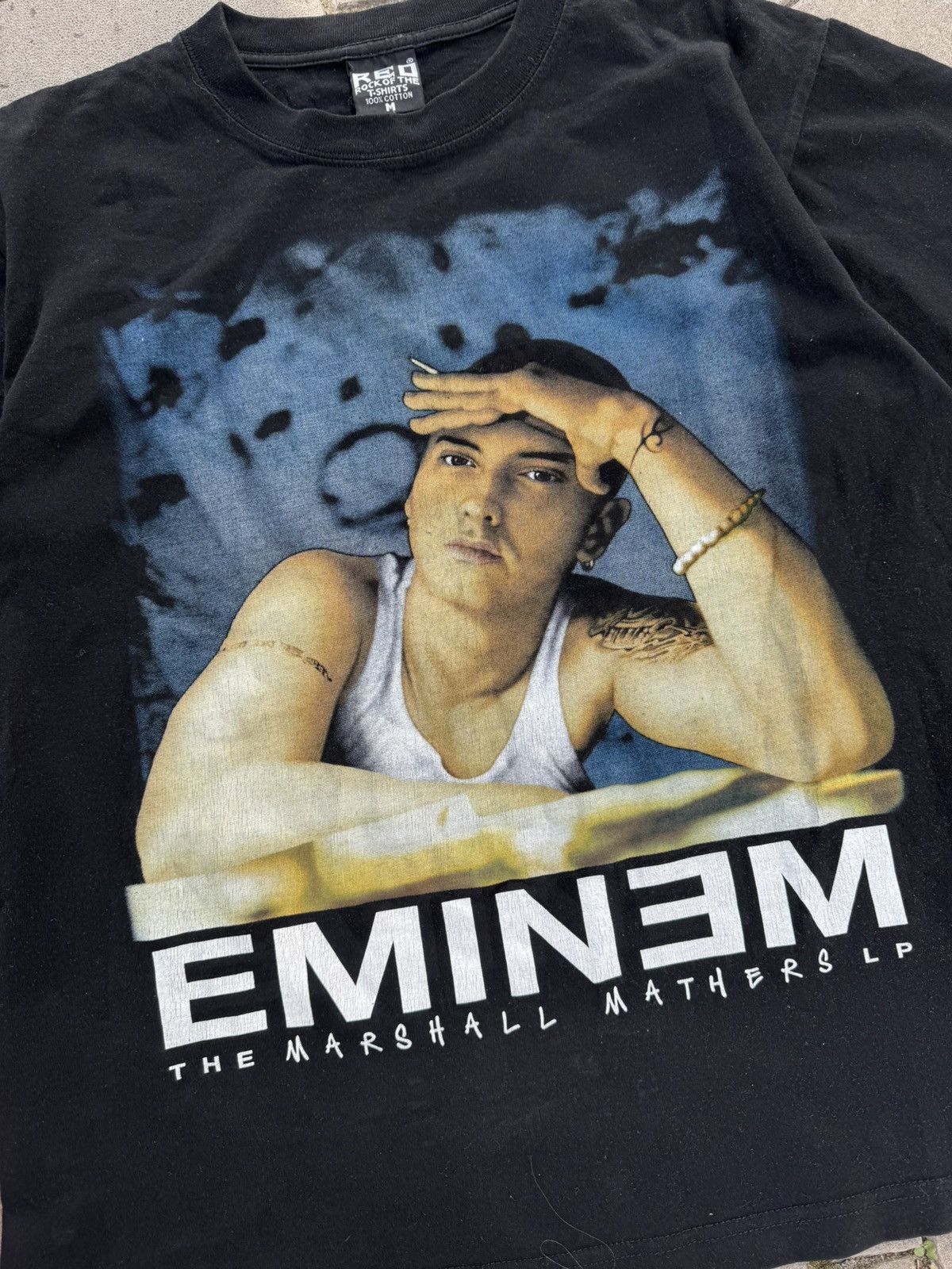 Band Tees Vintage Eminem Marshal Mathers Rap Tee Shirt Size US M / EU 48-50 / 2 - 3 Thumbnail