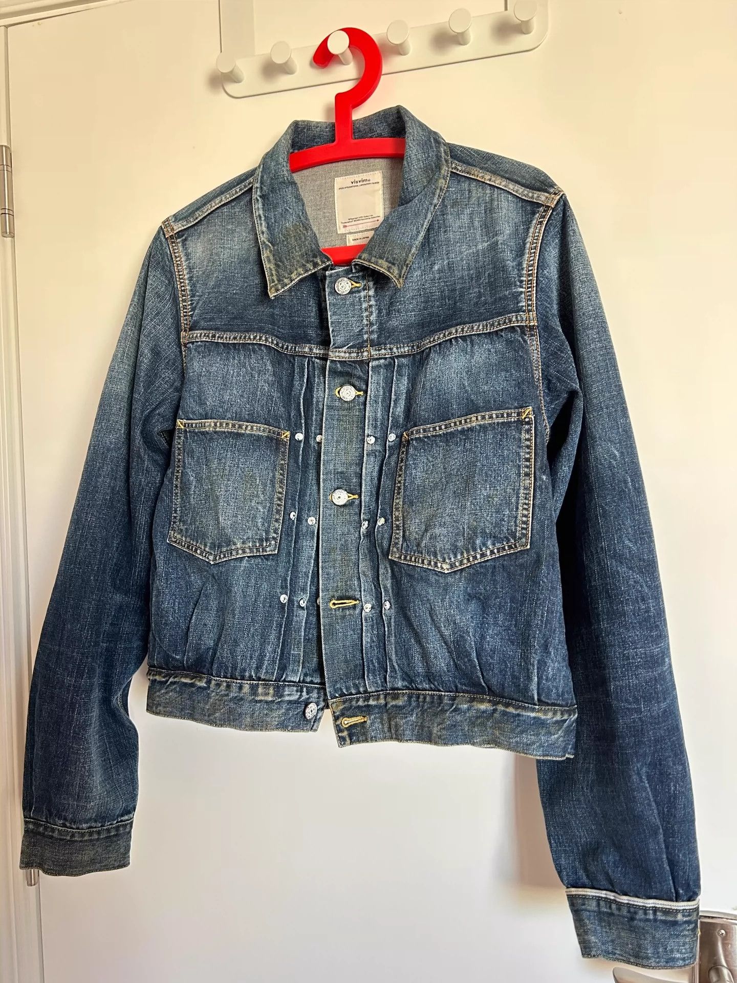 Visvim VISVIM?SHORTY CHORE JKT DRY DENIM | Grailed