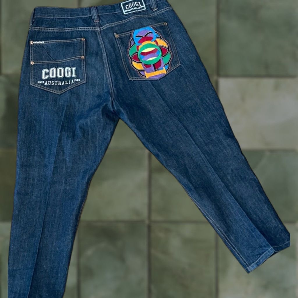 Coogi VINTAGE COOGI Jeans Denim Bootcut Embroidered Pockets Men 40x35 Blue Size 40 Regular RN111642 Size US 40 / EU 56 - 1 Thumbnail