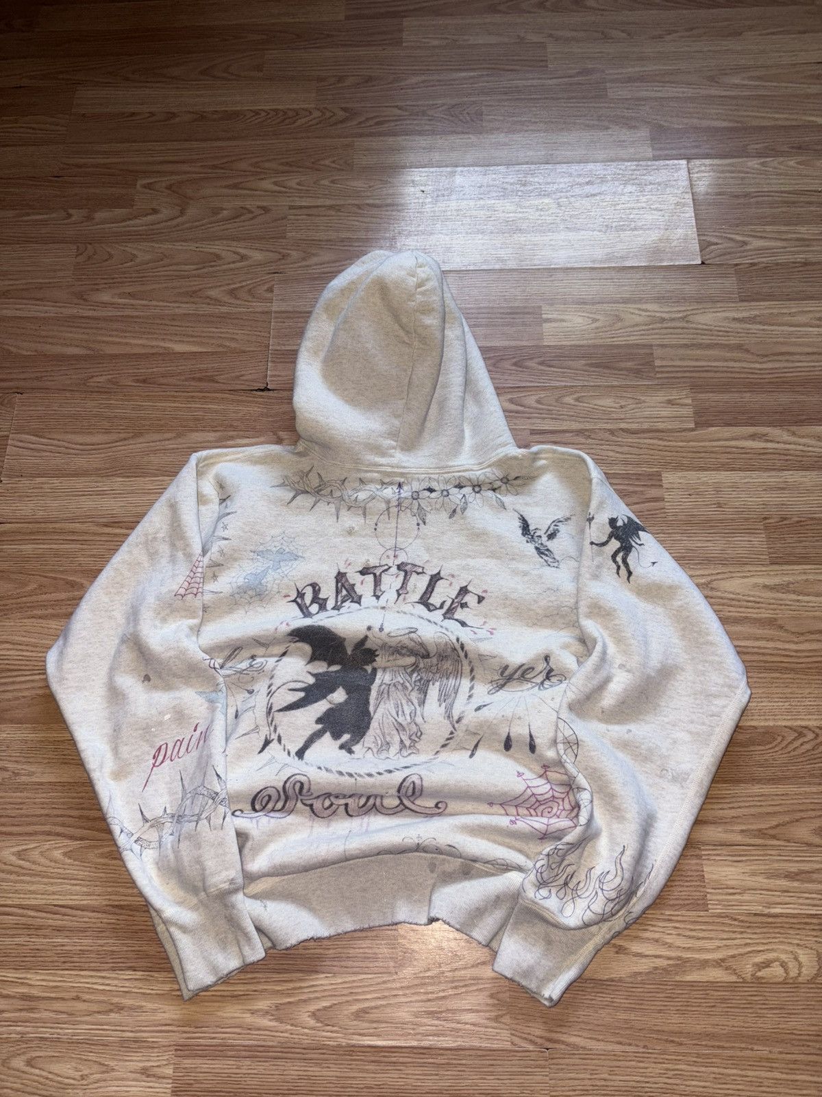 Saint Michael Saint Michael x Dr Woo Rare Collaboration Hoodie Distress Size US L / EU 52-54 / 3 - 6 Thumbnail