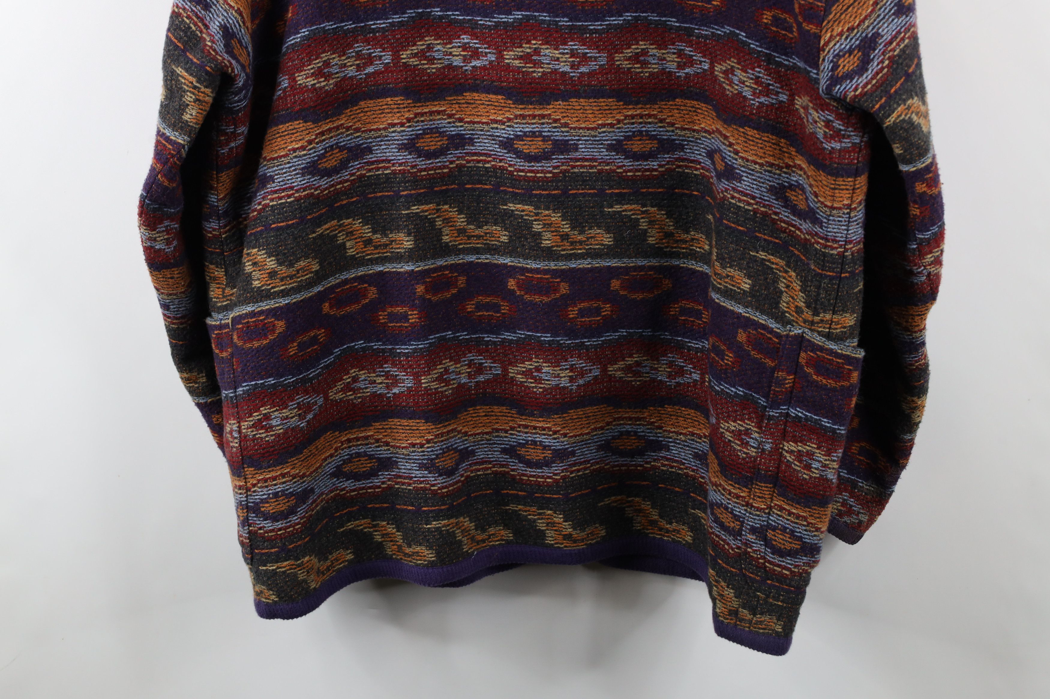 Vintage Vintage 90s Streetwear Rainbow Southwestern Blazer Jacket Size L / US 10 / IT 46 - 16 Thumbnail
