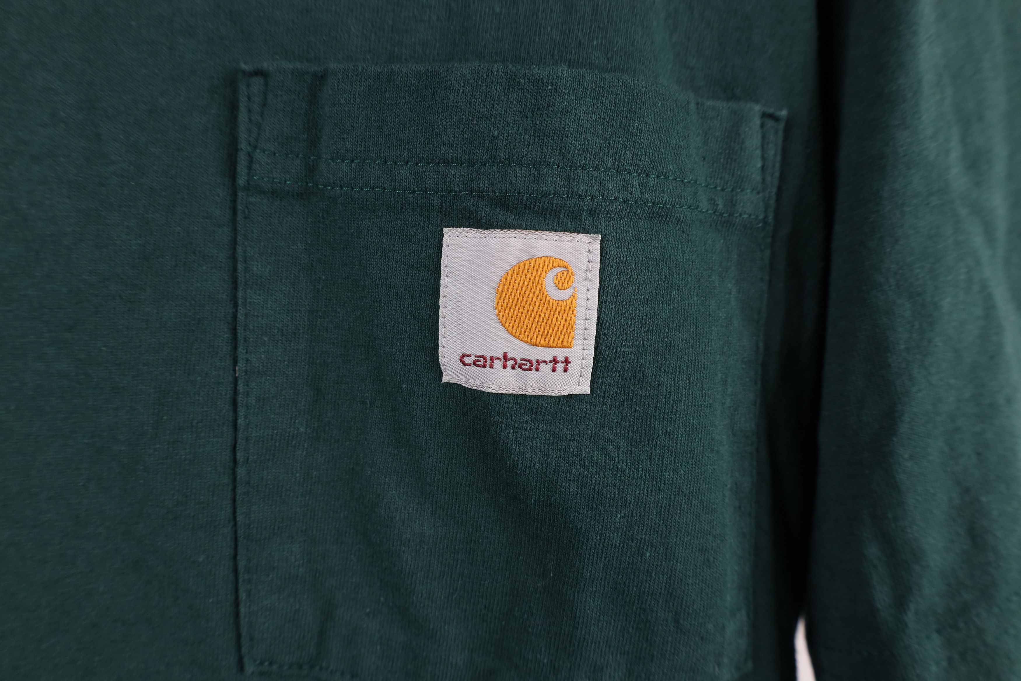 Carhartt × Vintage Vintage Y2K Carhartt Spell Loose Fit T-Shirt Hunter Green Size US S / EU 44-46 / 1 - 4 Thumbnail