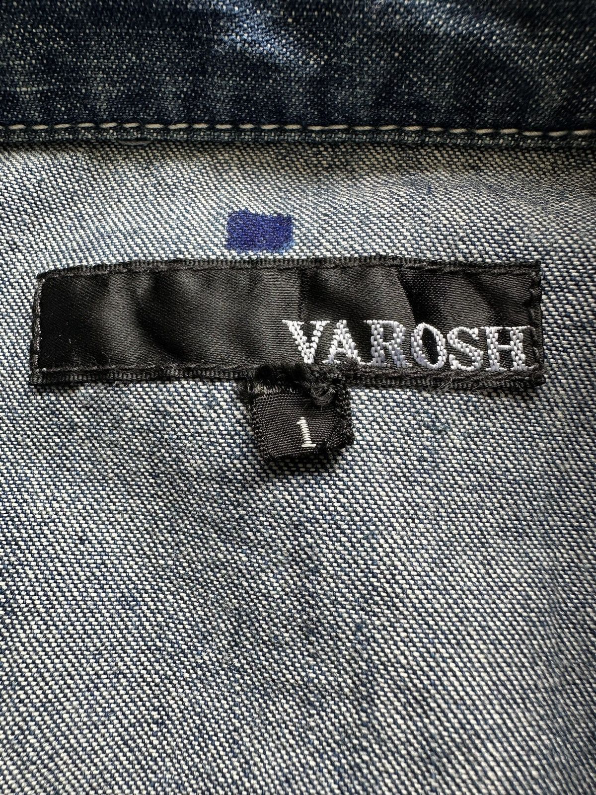 CIVARIZE 🔥Jrock / Vkei🔥2000's Varosh snap button denim shirt Size US M / EU 48-50 / 2 - 10 Thumbnail
