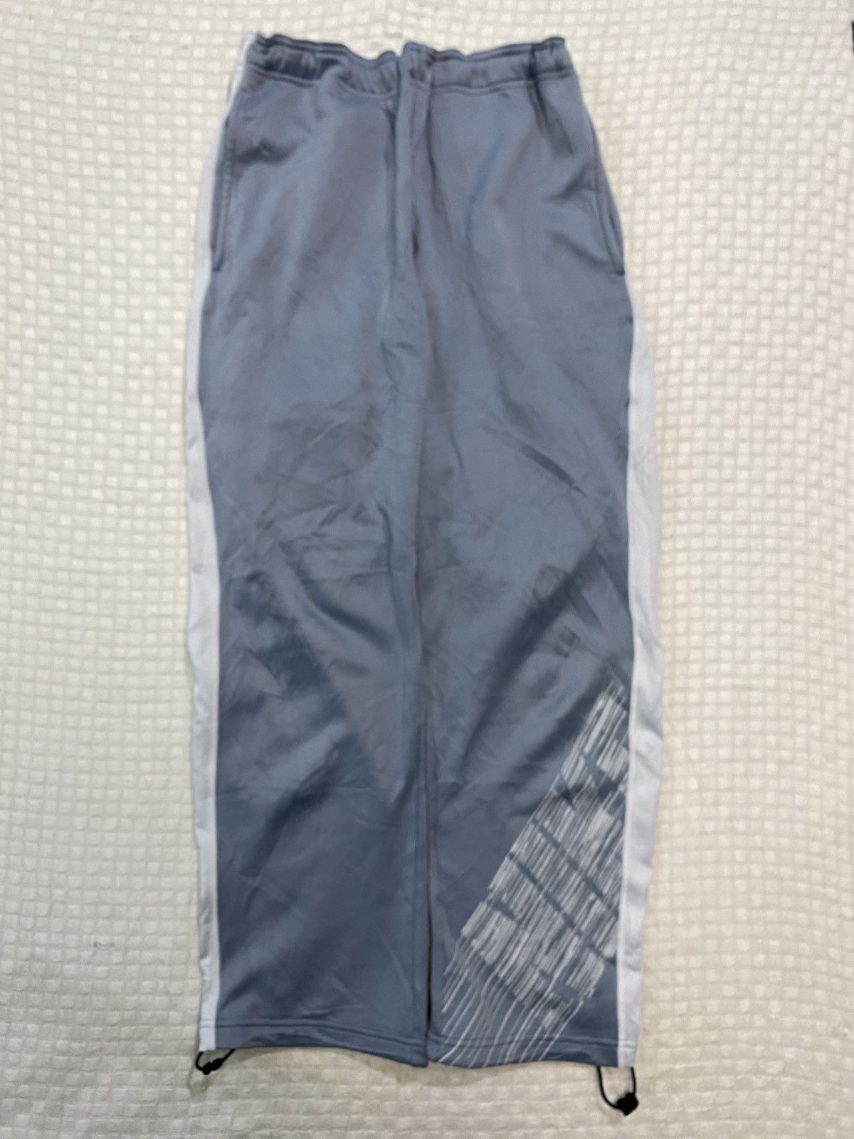 Carhartt Wip × Nike VINTAGE NIKE 90S BAGGY WIDE LEG SWOOSH TRACK PANTS Y2K Size US 30 / EU 46 - 1 Thumbnail