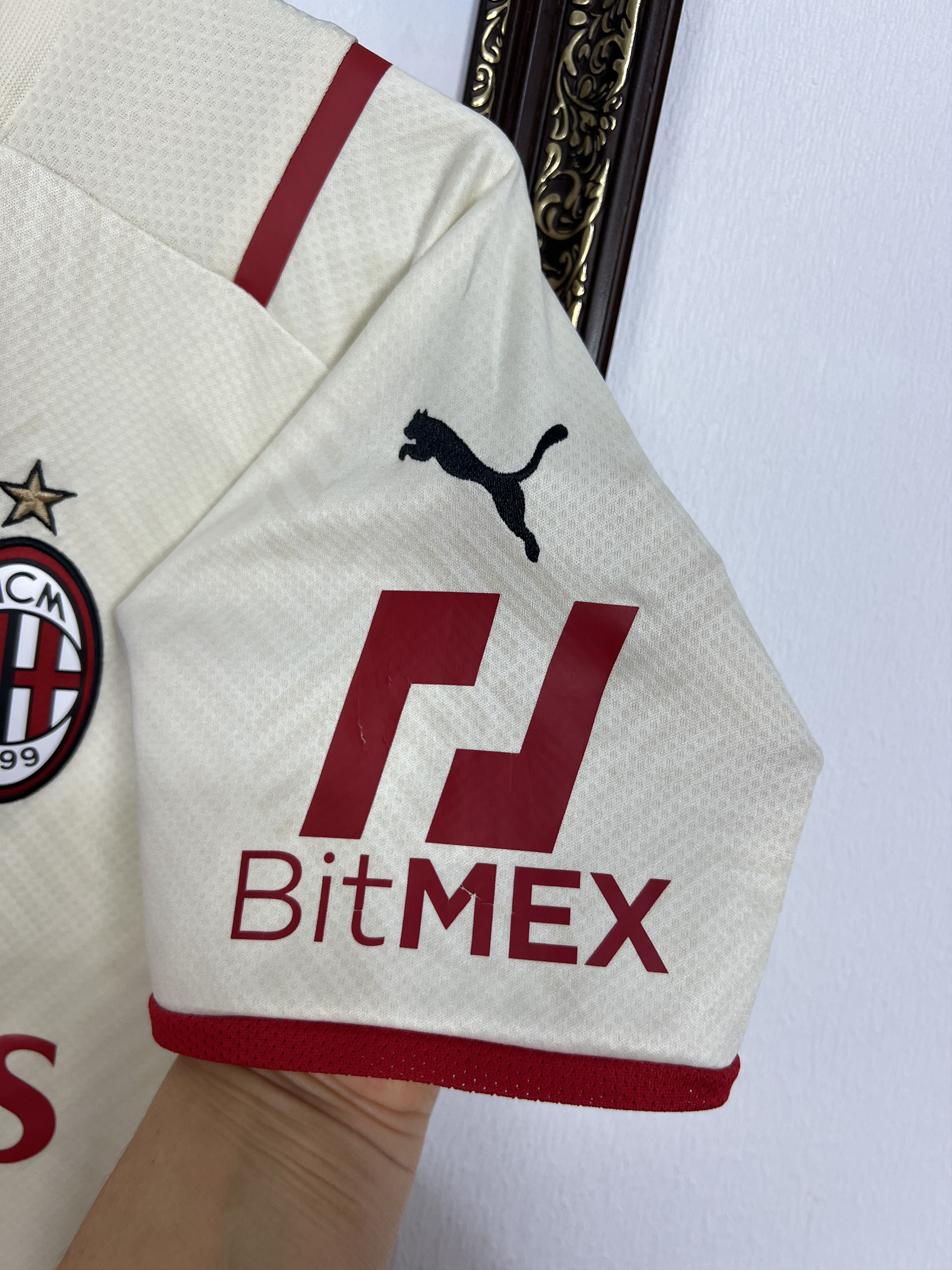 Puma AC Milan Away football shirt Soccer Jersey Maglia Trikot Size US M / EU 48-50 / 2 - 4 Thumbnail