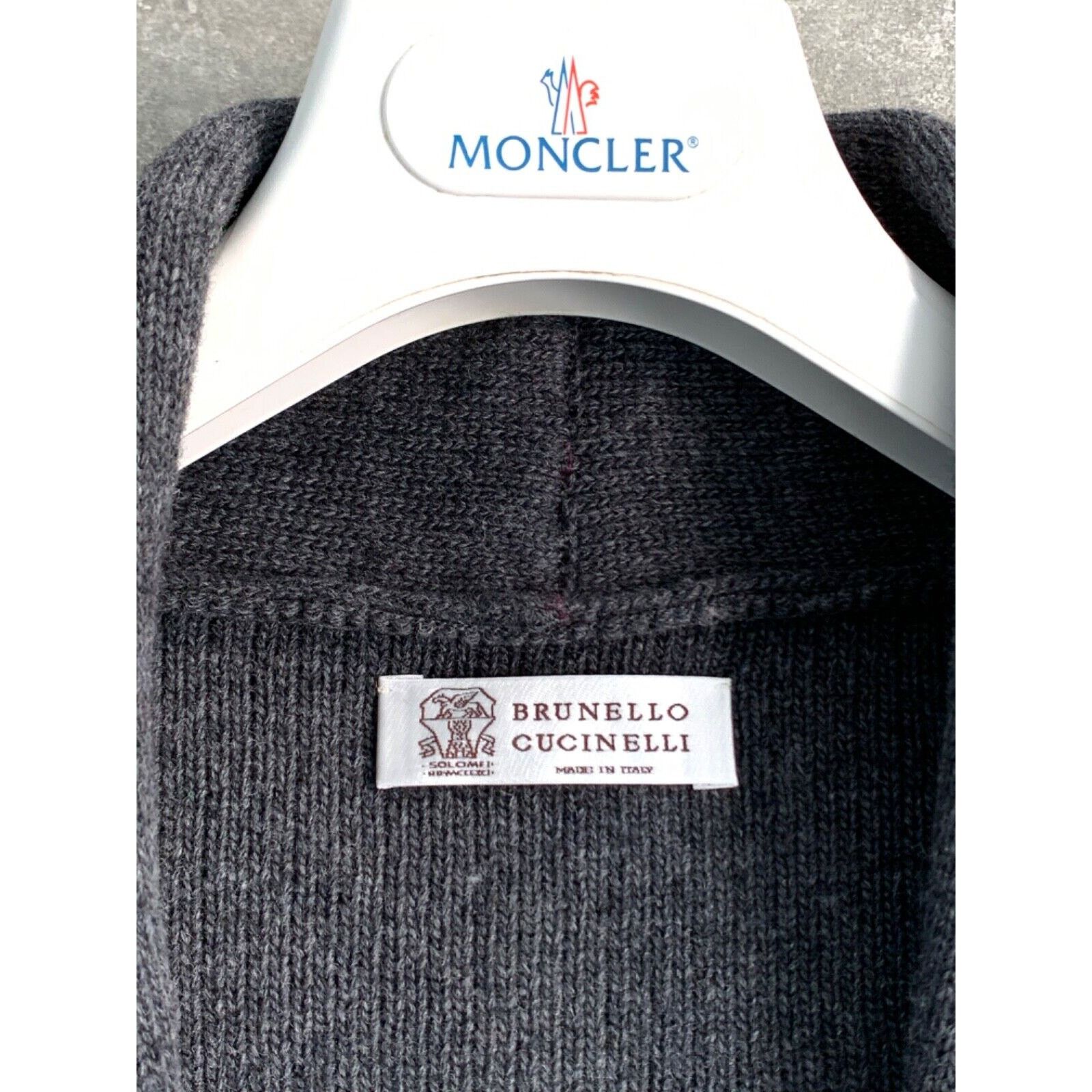 Brunello Cucinelli BRUNELLO CUCINELLI Men's Knitt Long Wool Sweater SZ L EU 50 Size US L / EU 52-54 / 3 - 14 Thumbnail
