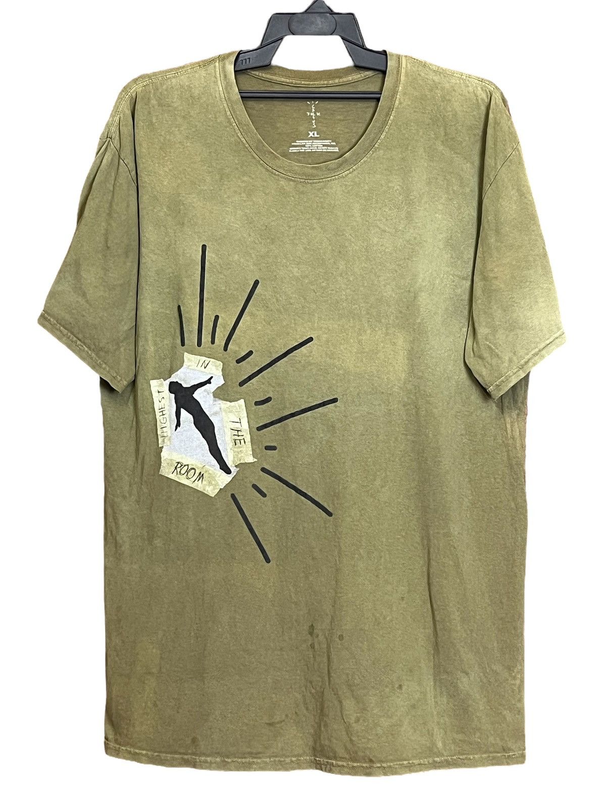 Cactus Plant Flea Market × Travis Scott TRAVIS SCOTT cactus jack highest in the room faded t shirt Size US XL / EU 56 / 4 - 2 Thumbnail