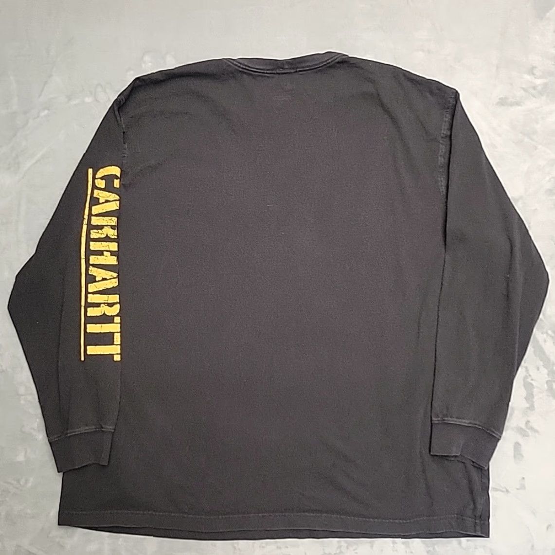 Carhartt VINTAGE Carhartt Shirt Men XXXL Black Original Fit Crewneck Long Sleeve Pocket Work TEE Size US XXL / EU 58 / 5 - 6 Thumbnail