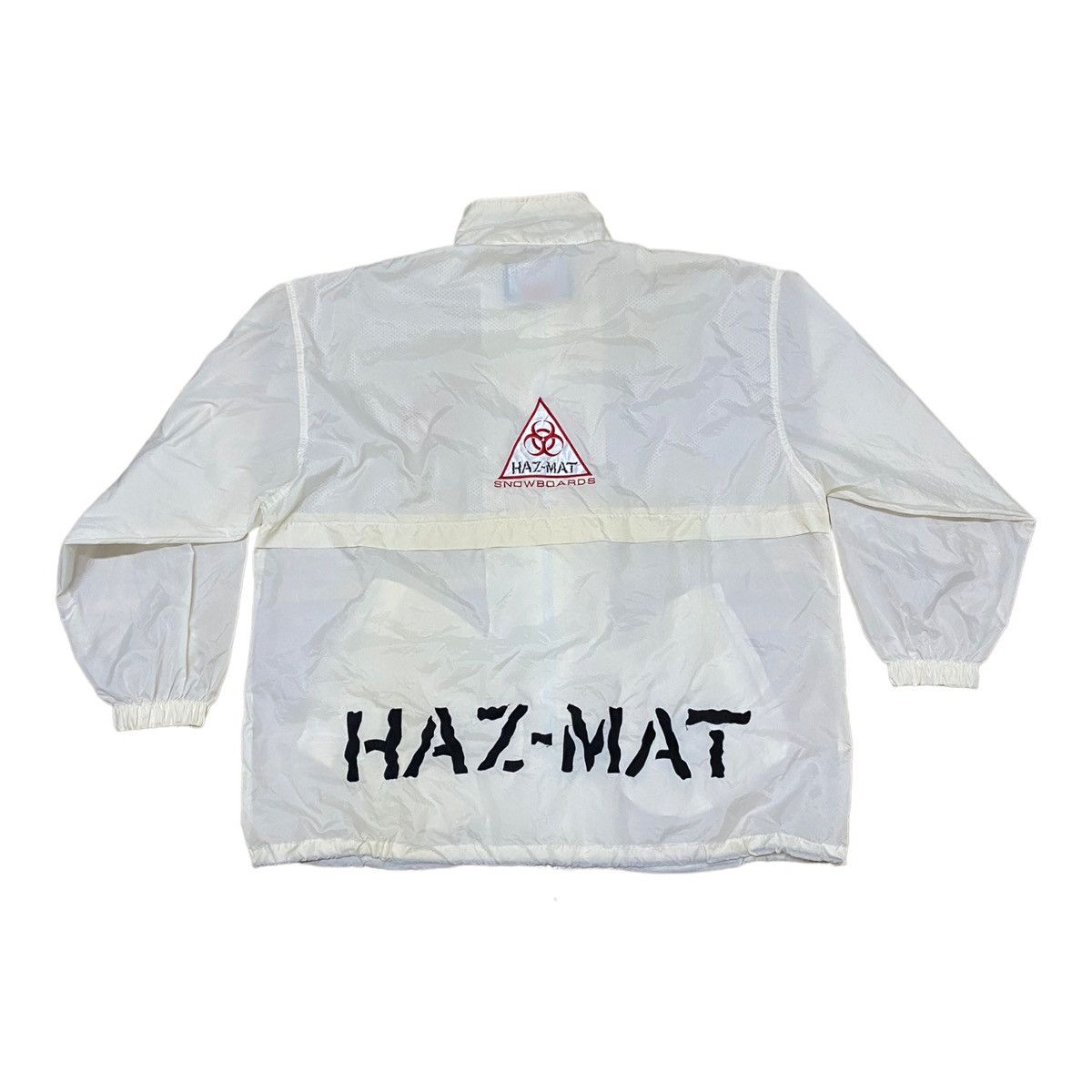 Vintage Haz-Mat Snowboards Windbreaker Zipper Jacket (C1)