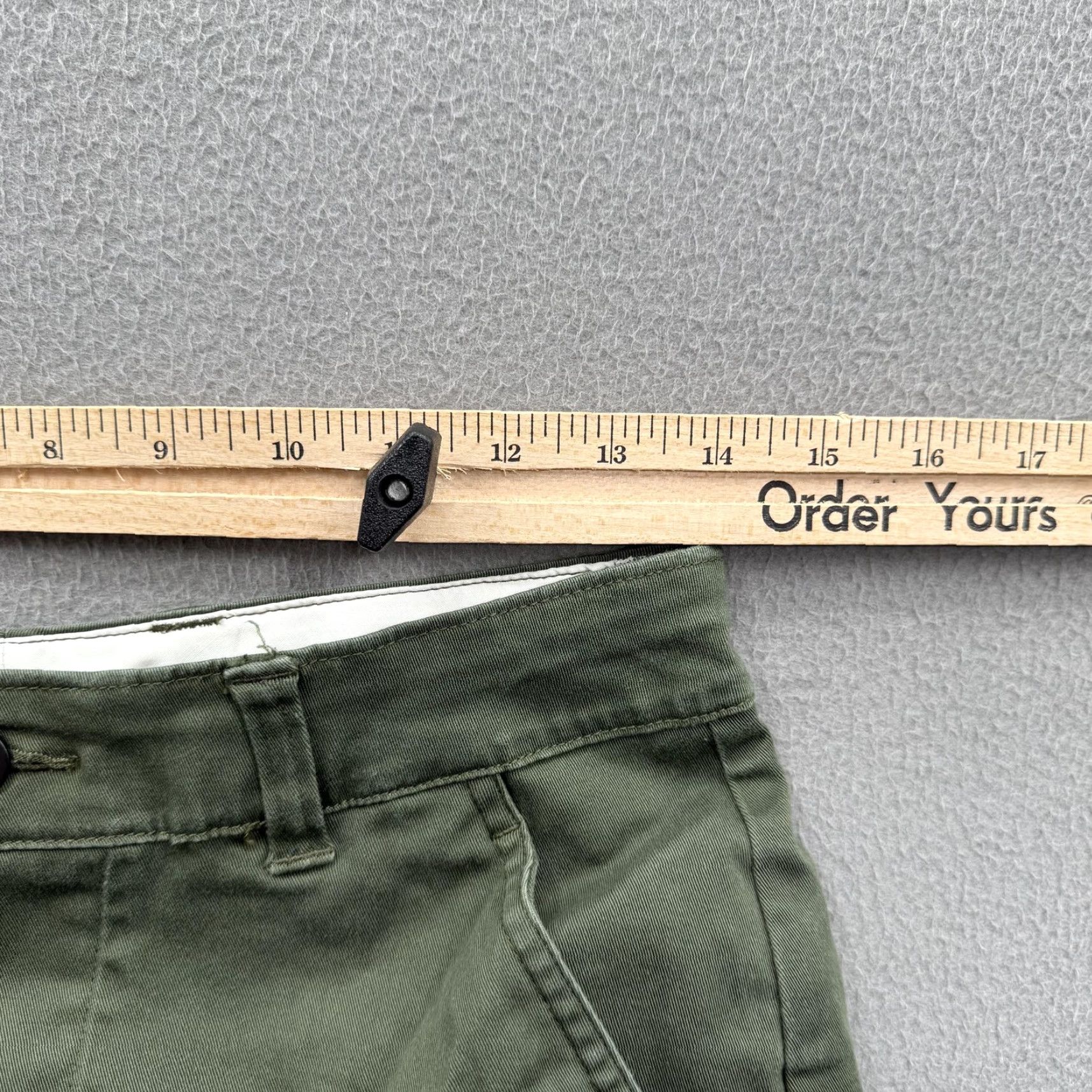 Nike Nike Twill Chino Pants Womens 28/30 Green Relaxed Straight Leg Casual Drawstring Pants Size 28" / US 6 / IT 42 - 5 Thumbnail