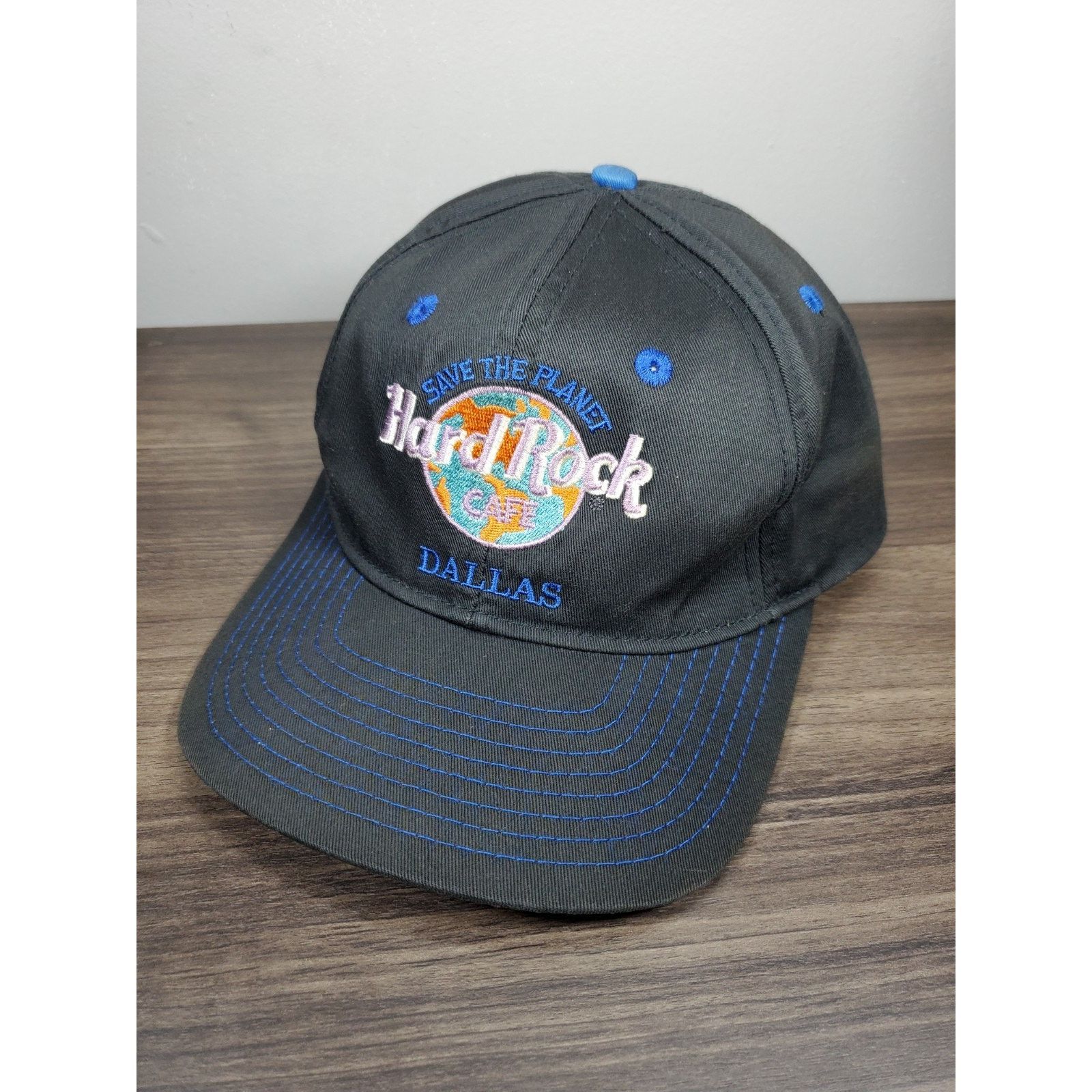 Hard Rock Cafe × Vintage Hard Rock Cafe Dallas Hat Snapback Cap Save The Planet Size ONE SIZE - 1 Thumbnail