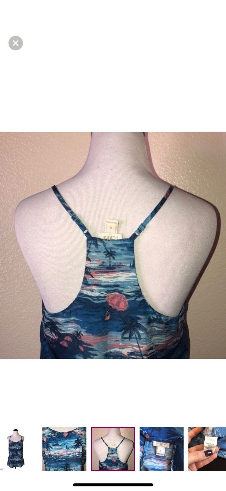 J.Crew J. Crew racerback beach tank top size 4 Size S / US 4 / IT 40 - 4 Thumbnail