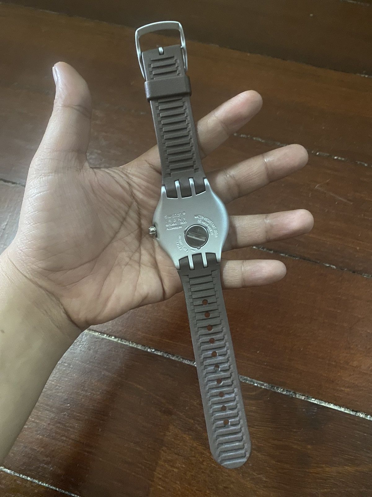 Oakley × Swatch FIRE 🔥 VINTAGE SWATCH WATCH IRONY SCUBA 200 RADEO FLIP 1998 Size ONE SIZE - 13 Thumbnail