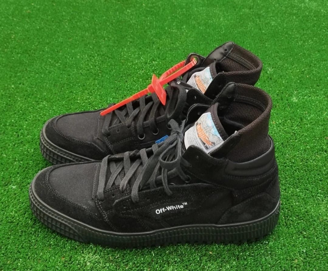 Off-White Snearkers Off White Court 3.0 Blak. Size US 9.5 / IT 39.5 - 3 Thumbnail
