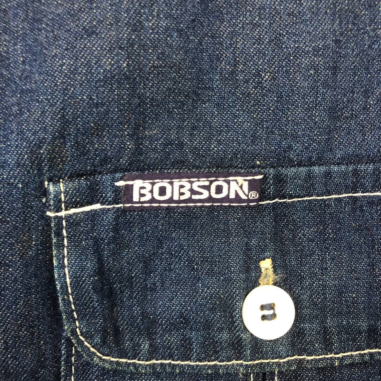 Japanese Brand × Vintage T471 VTG BOBSON DENIM SHIRTS Size US M / EU 48-50 / 2 - 7 Thumbnail