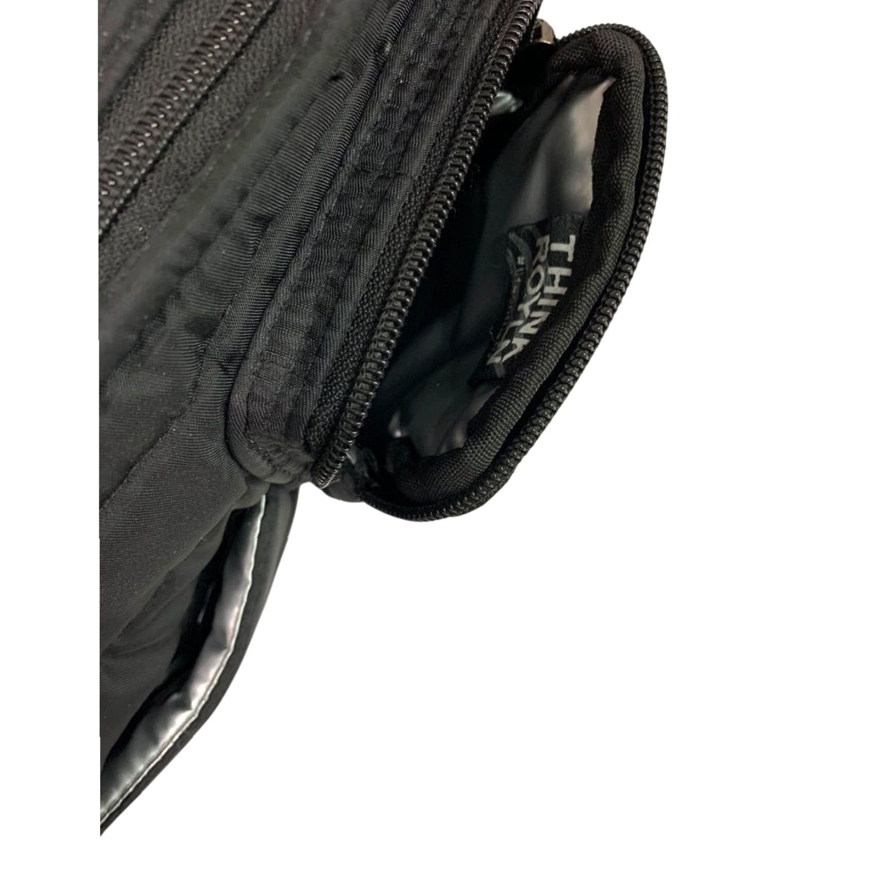 Vintage Think Rolyn Black Puffer Bag Crossbody Interchangeable Straps Women Bag Crossbody Black 10" 8.5" Adjustable 26" Strap Size ONE SIZE - 4 Thumbnail
