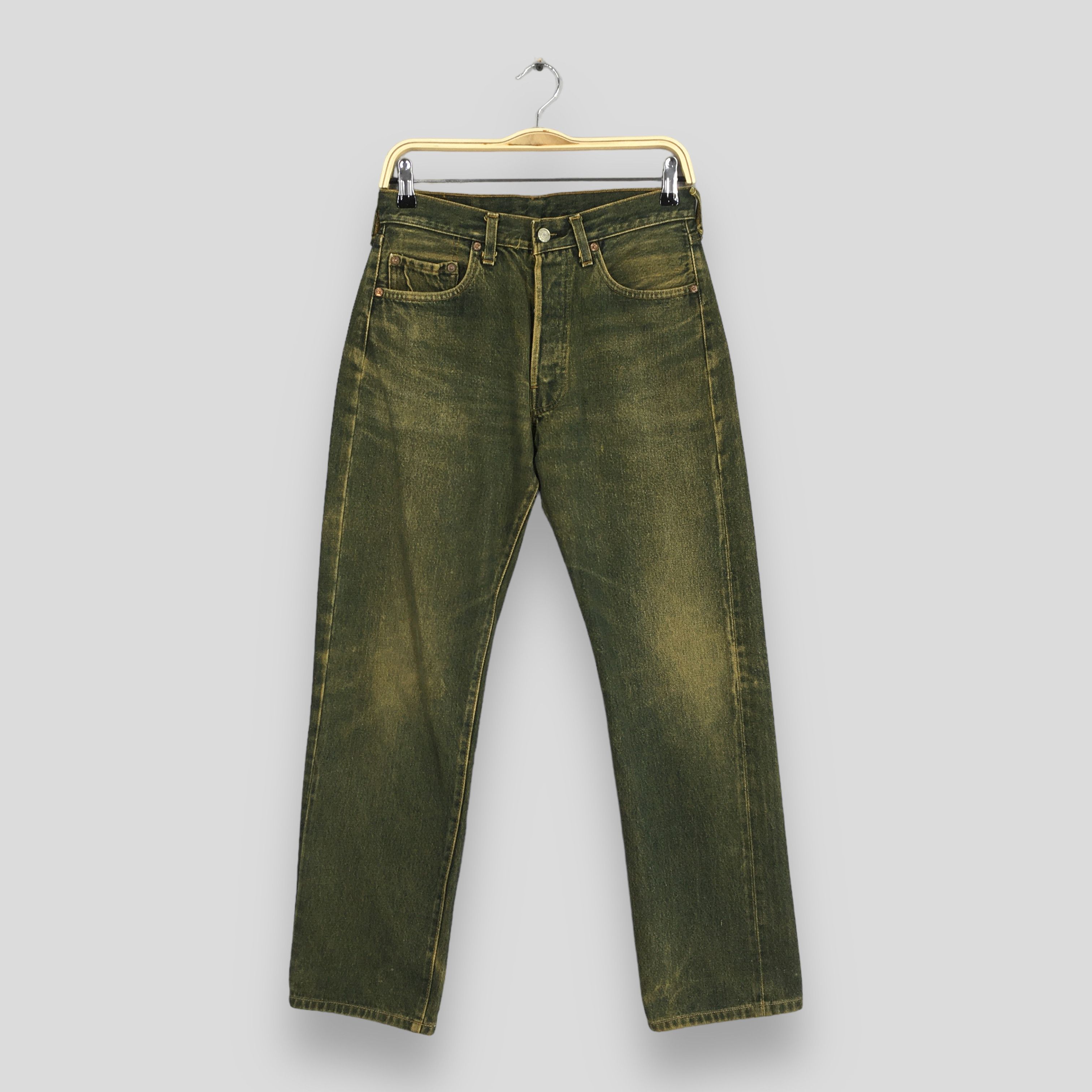 Levi's Size 28x28 Vintage 70s Levi's 501 Selvedge Jeans S204 Size US 28 / EU 44 - 1 Thumbnail