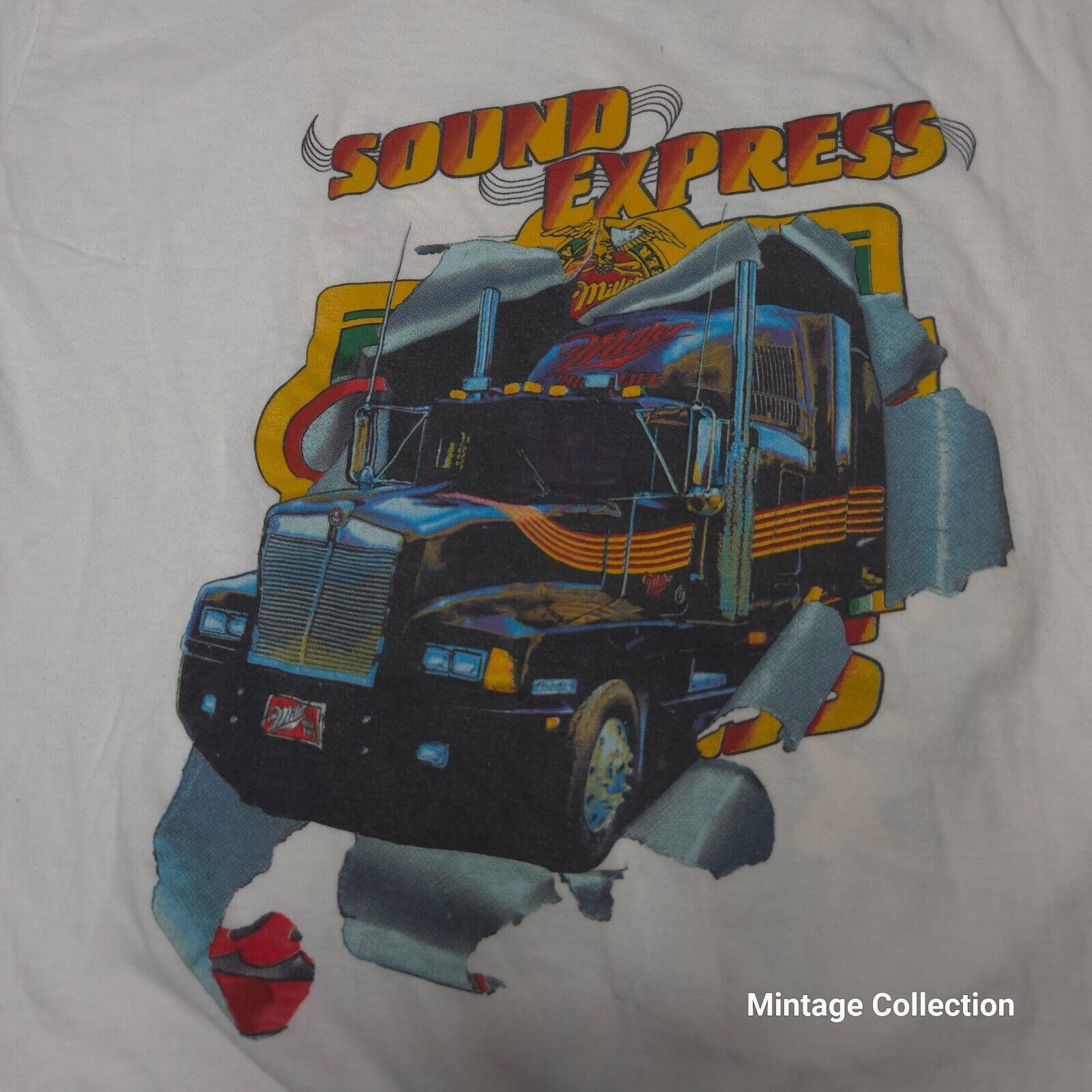 Other VINTAGE MILLER HIGH LIFE BEER SOUND EXPRESS TRUCK SHIRT XL Size US XL / EU 56 / 4 - 3 Thumbnail