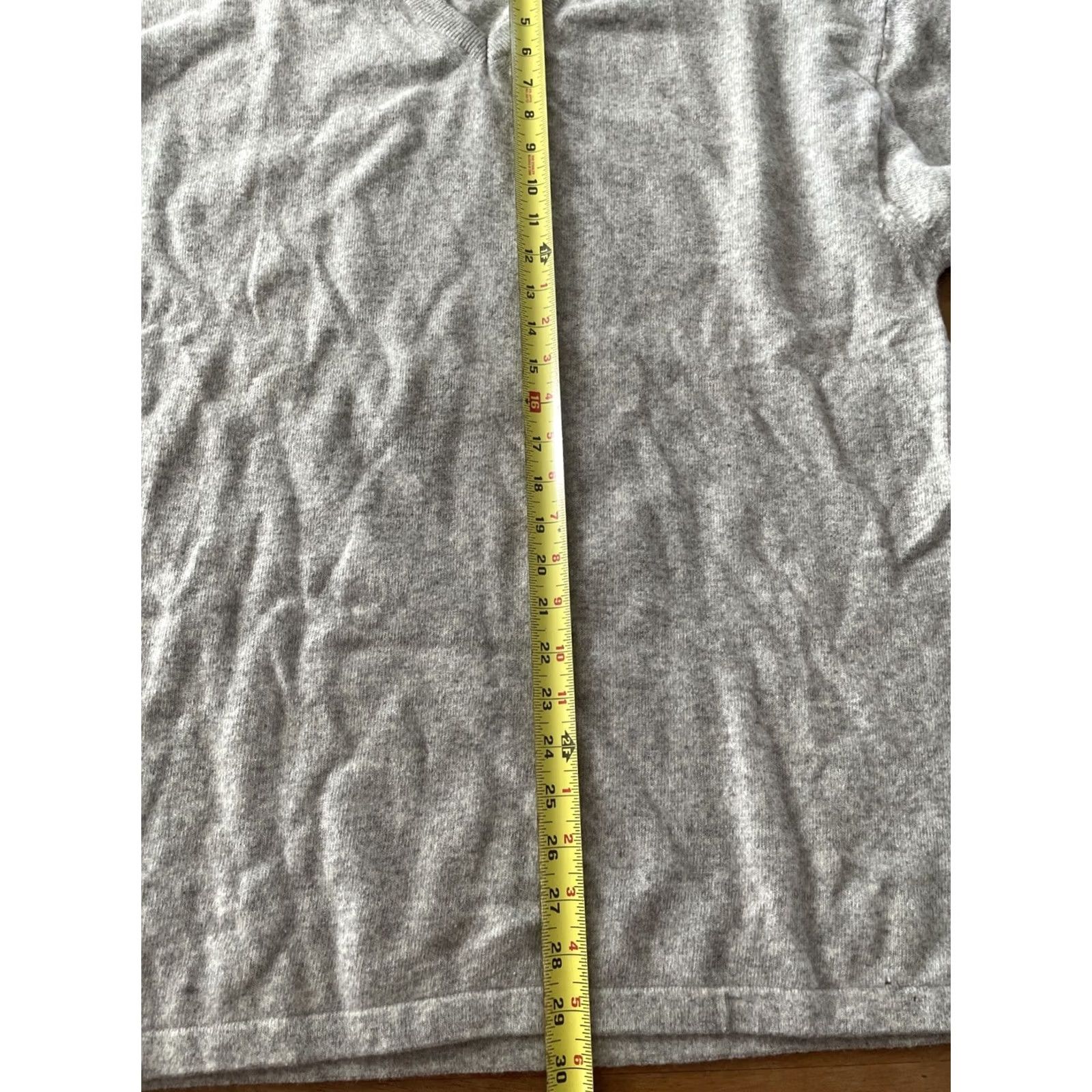 Aeropostale VTG Aeropostale Sweater Mens XL Gray V-Neck Wool Blend Pullover Italy Deadstock Size US XL / EU 56 / 4 - 7 Thumbnail