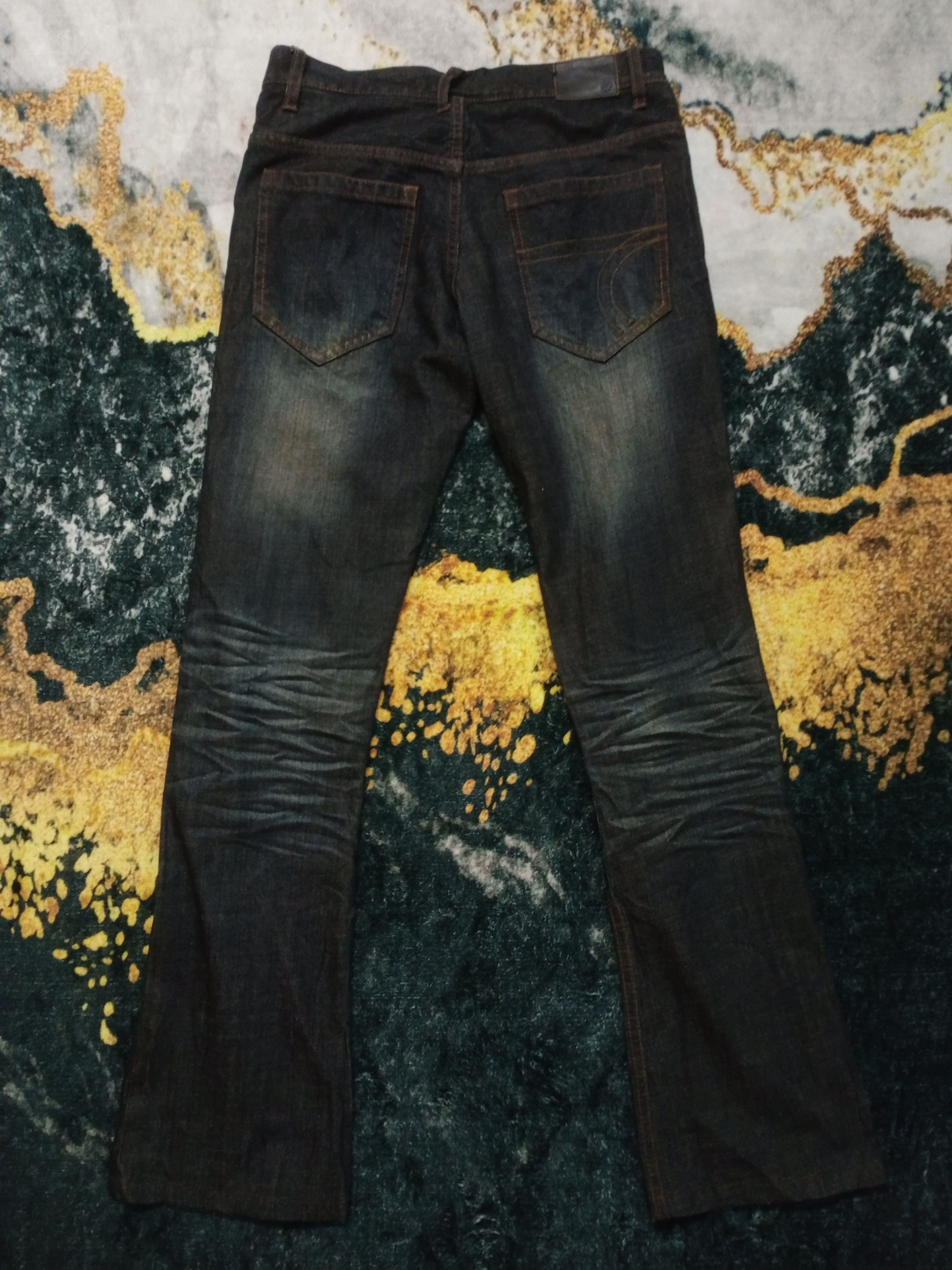 Issey Miyake Vintage Tete Homme Issey Miyake Flare Distressed Denim Jeans Size US 31 - 2 Thumbnail
