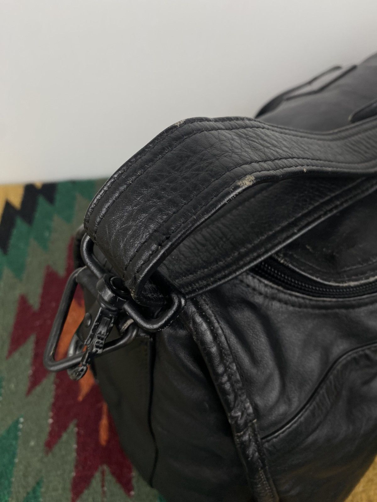 Tumi 2000’s Tumi Goat Patina Leather Duffle Bag Size ONE SIZE - 19 Thumbnail