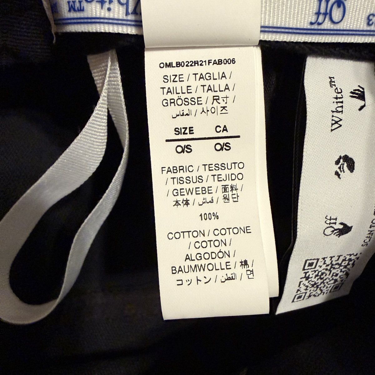 Off-White Off White Baseball Cap in Washed Black Size ONE SIZE - 12 Thumbnail