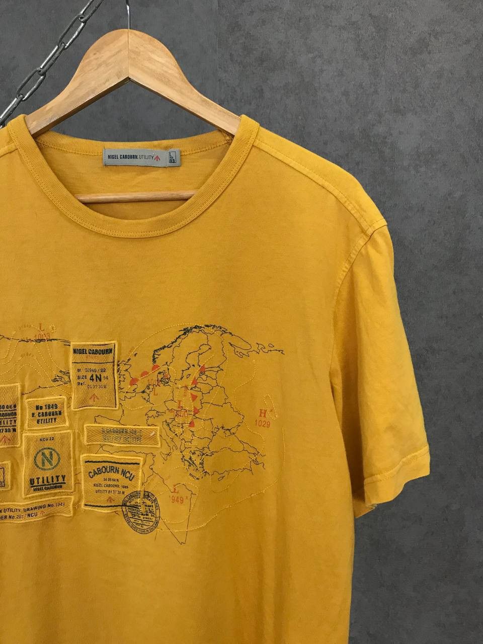 Designer Nigel Cabourn Utility art vintage designer tee Size US L / EU 52-54 / 3 - 2 Thumbnail