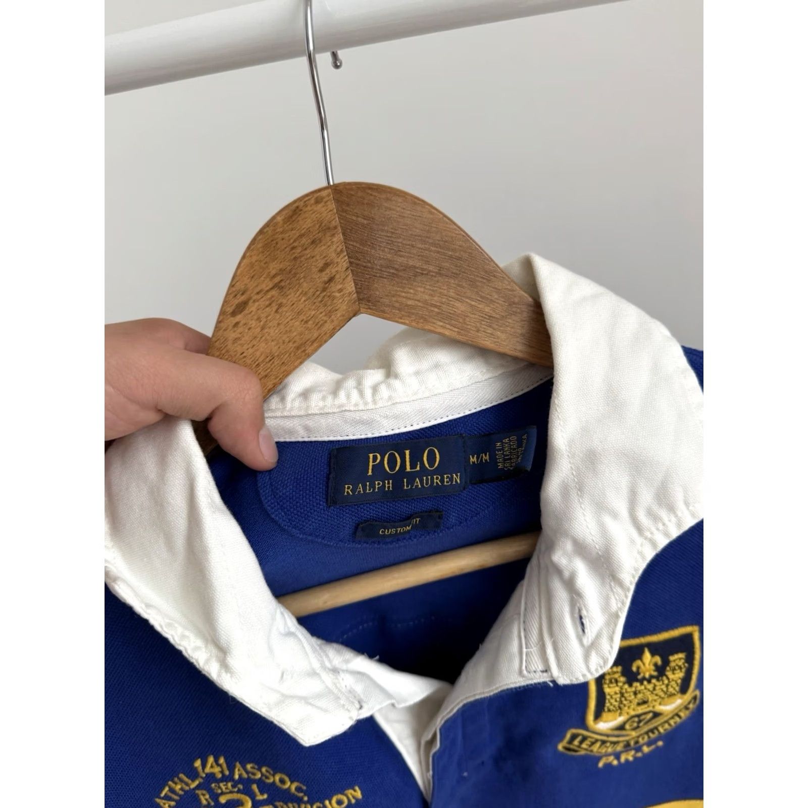 Polo Ralph Lauren VINTAGE Polo Ralph Lauren League Tourney Polo T Shirt M Men Blue Polo Shirt Size US M / EU 48-50 / 2 - 5 Thumbnail