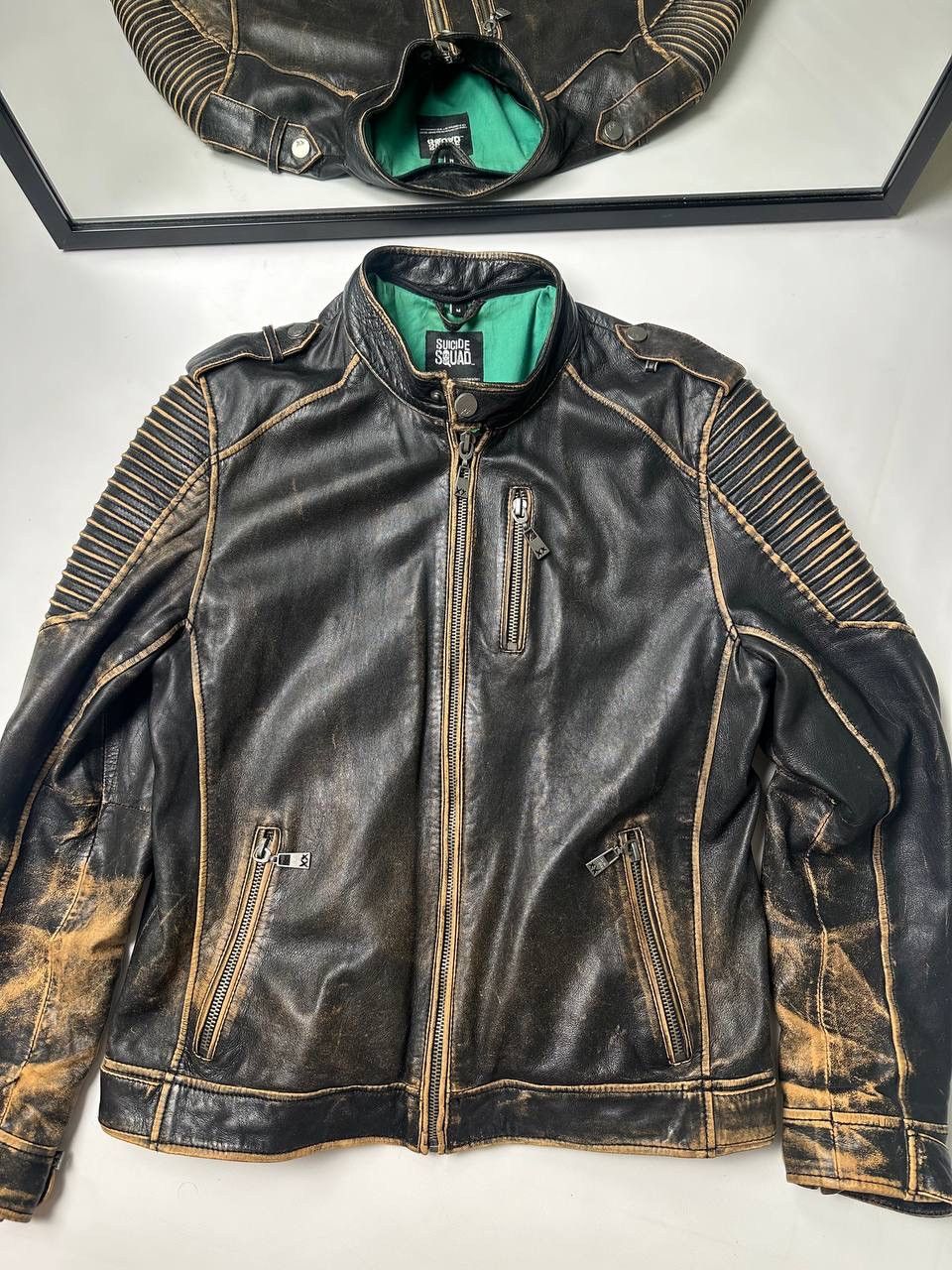 DC Comics 2016s Suicide Squad Joker Leather Jacket Vintage RARE🔥 Size US M / EU 48-50 / 2 - 5 Thumbnail