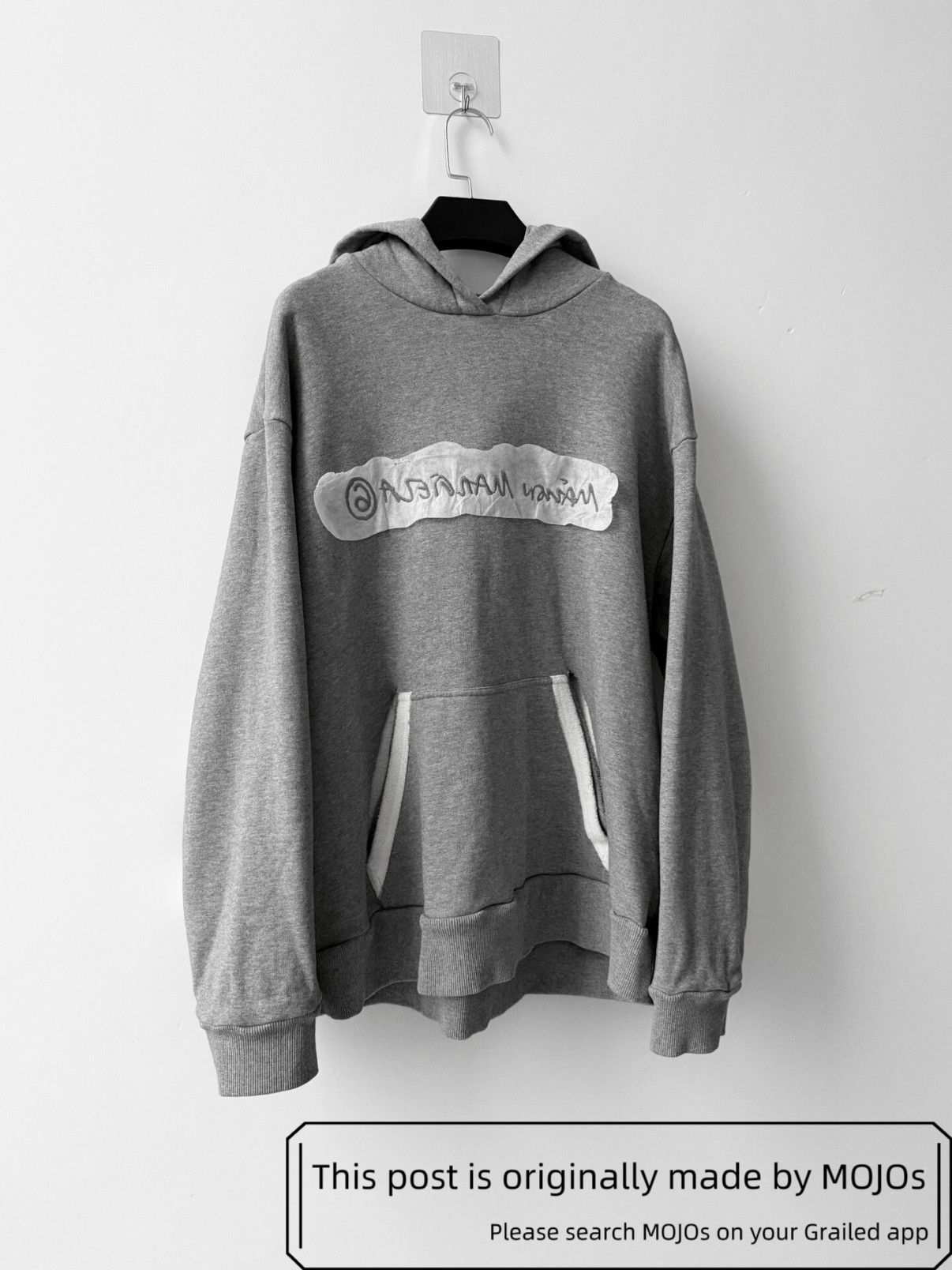 Maison Margiela Sz S Maison Margiela 21AW MM6 Logo Thick Hoodie mojos718 Size US S / EU 44-46 / 1 - 2 Thumbnail